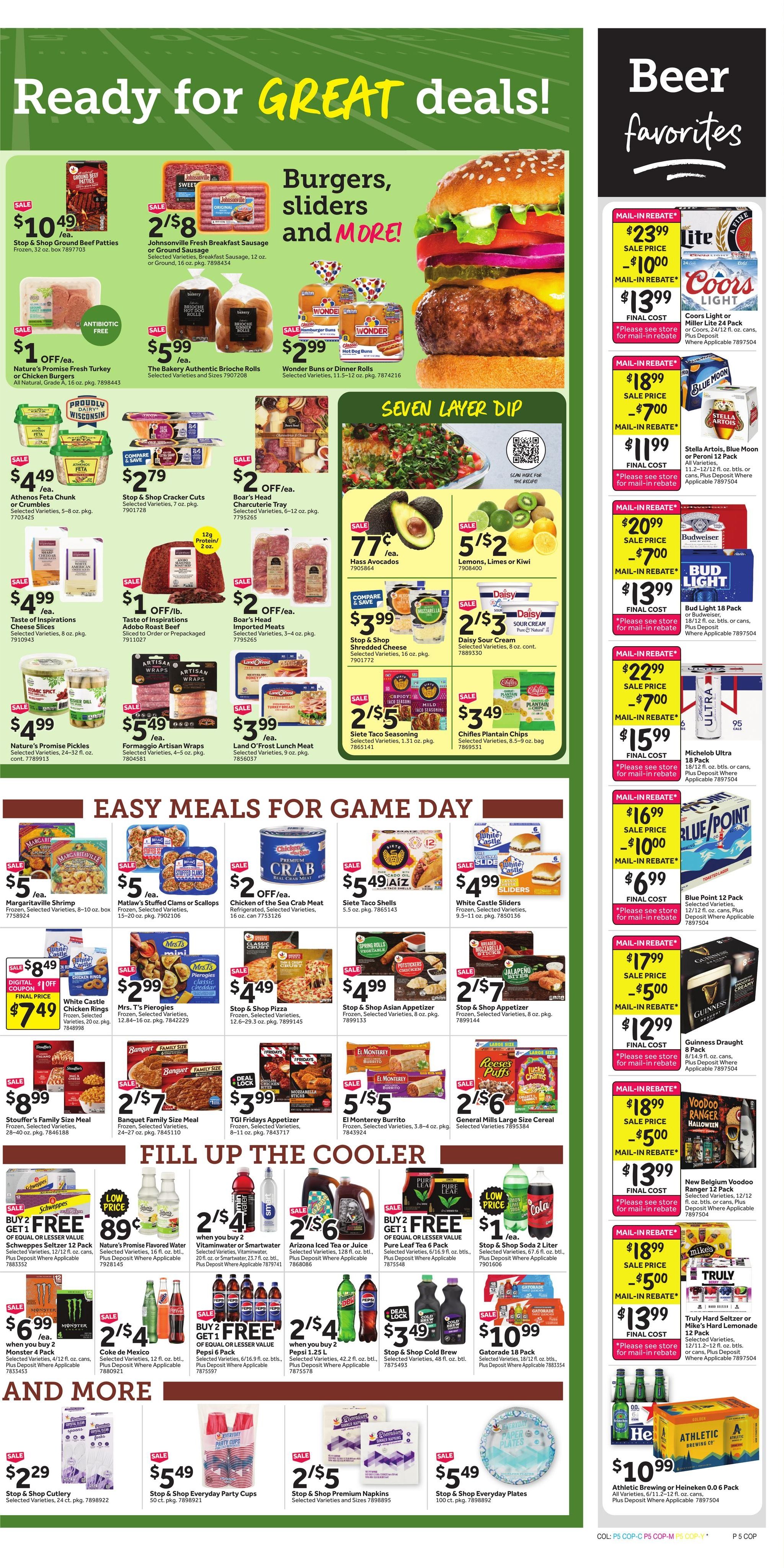 Stop & Shop (Woodbridge Area, NJ) Weekly Ad September 11 - 17, 2026