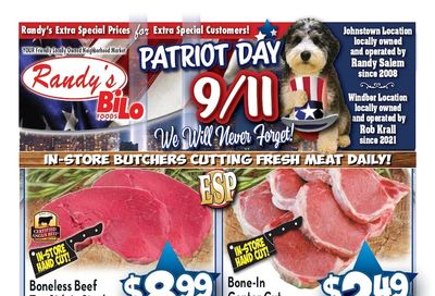 Randy's BiLo Weekly Ad September 10 - 16, 2026