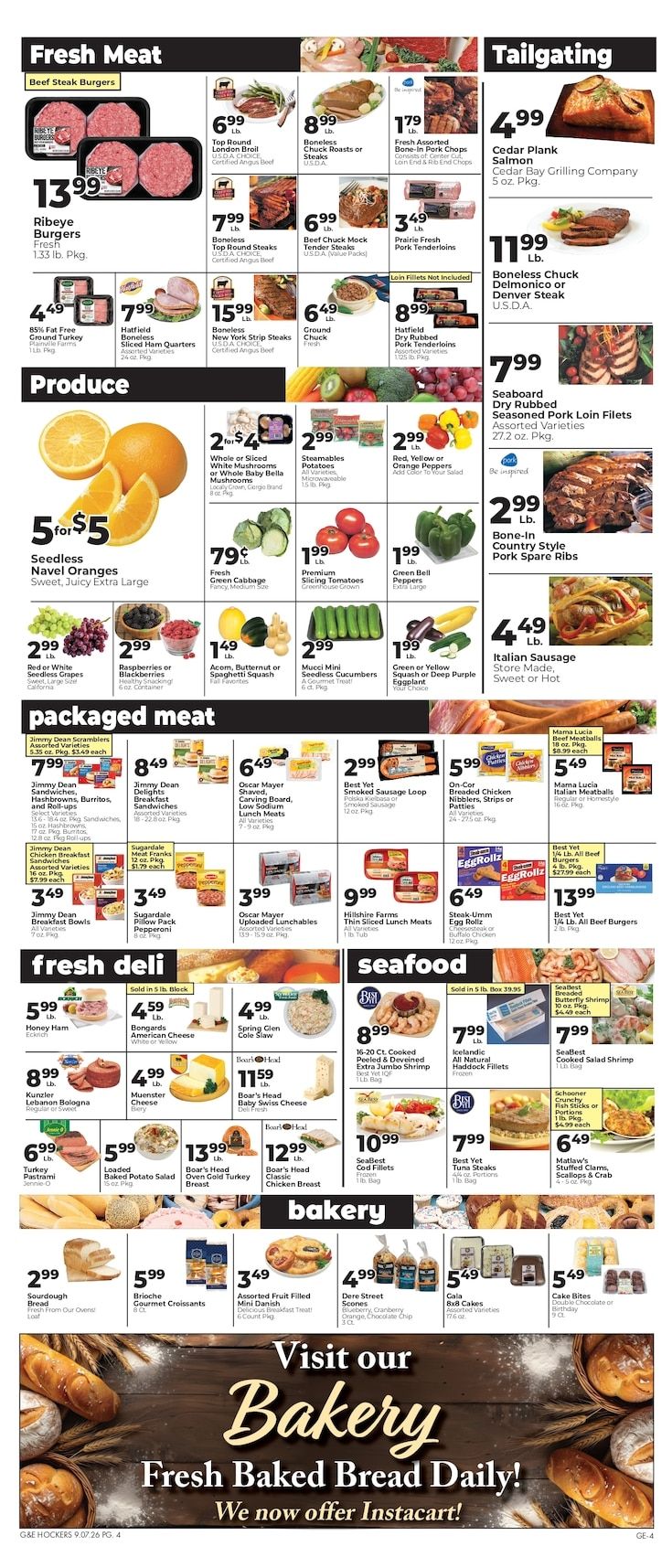 Hocker's Markets (Delaware) Weekly Ad September 10 - 16, 2026