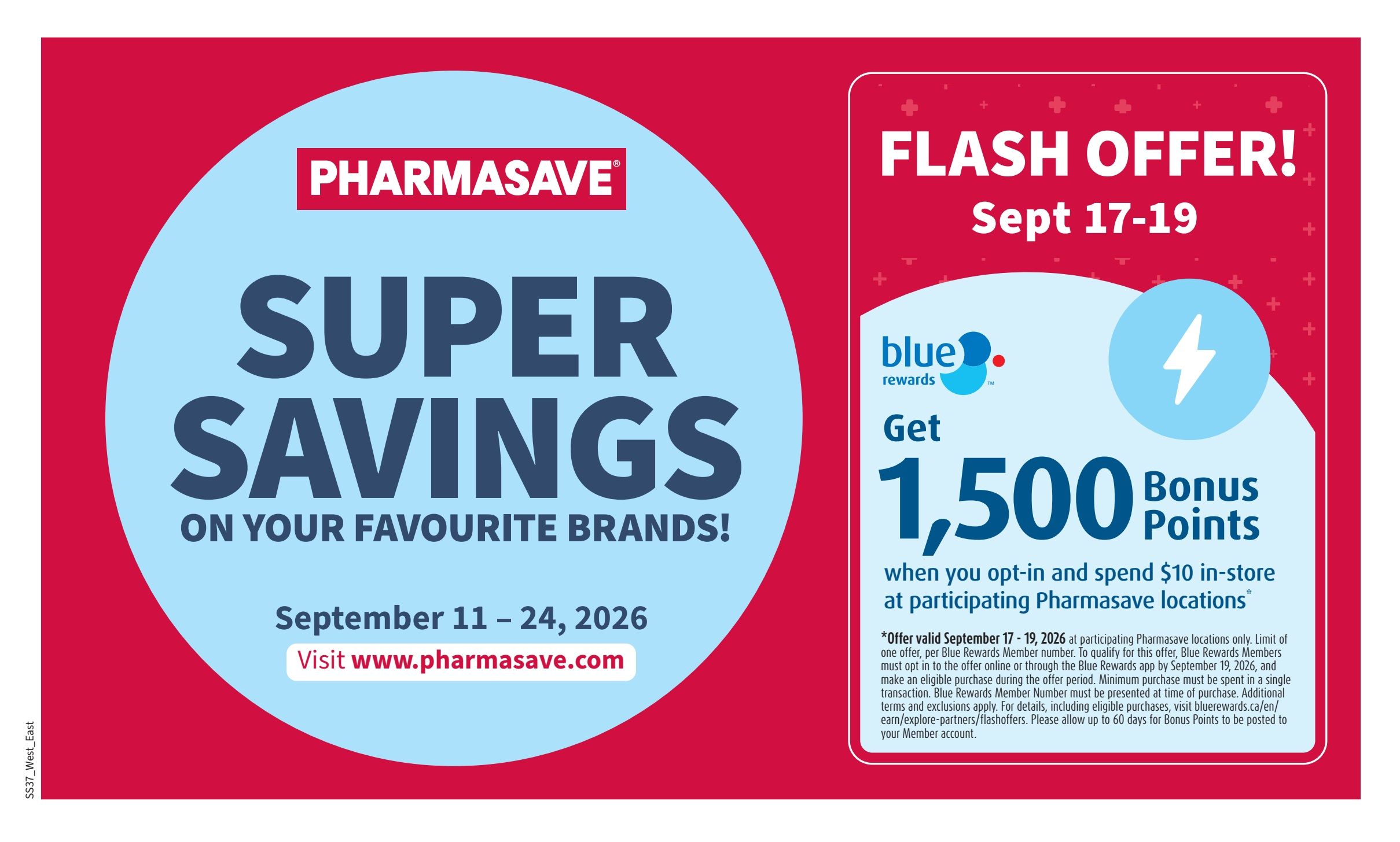 Pharmasave (Atlantic) Flyer September 11 to 24