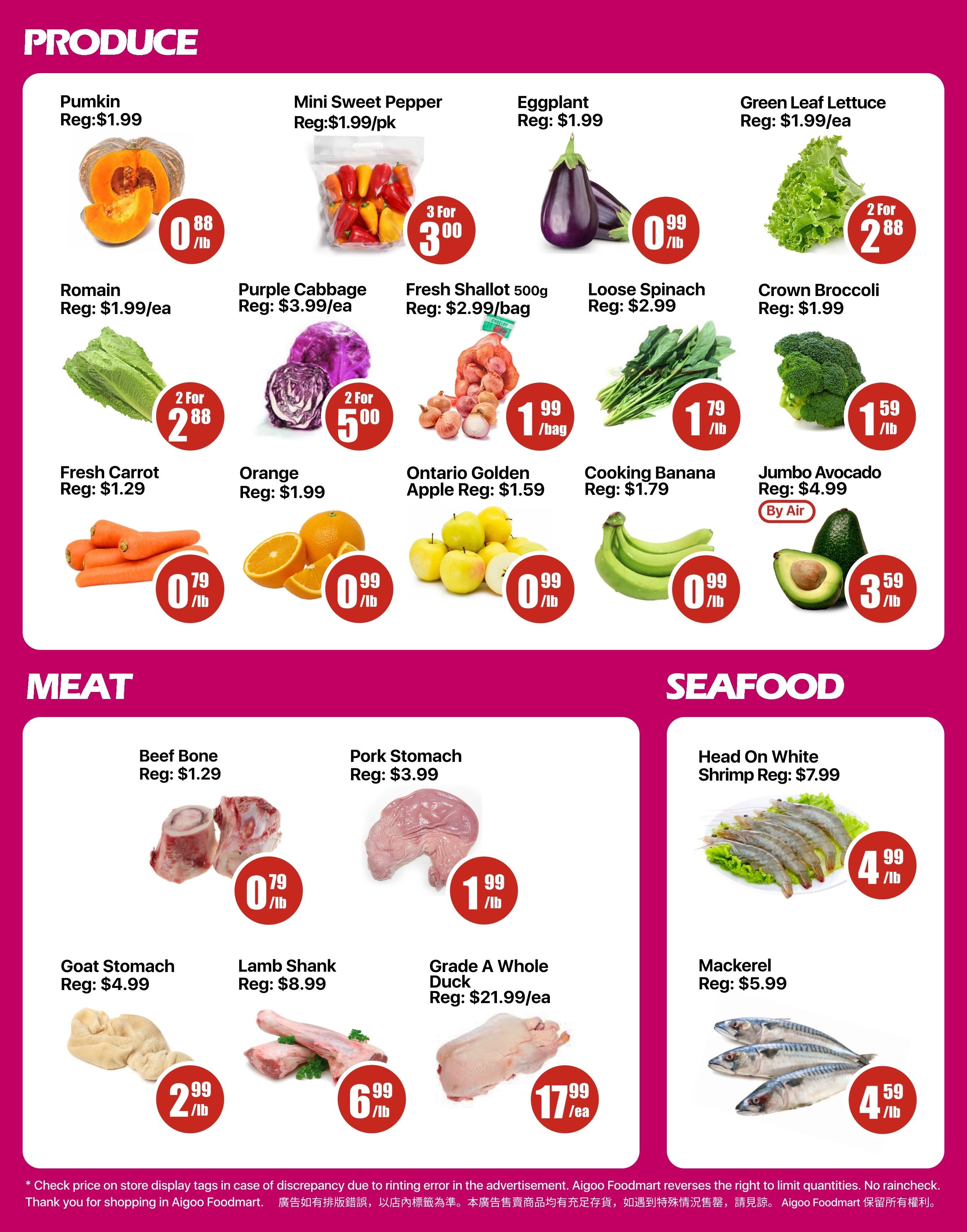 Aigoo Foodmart Flyer September 11 to 17