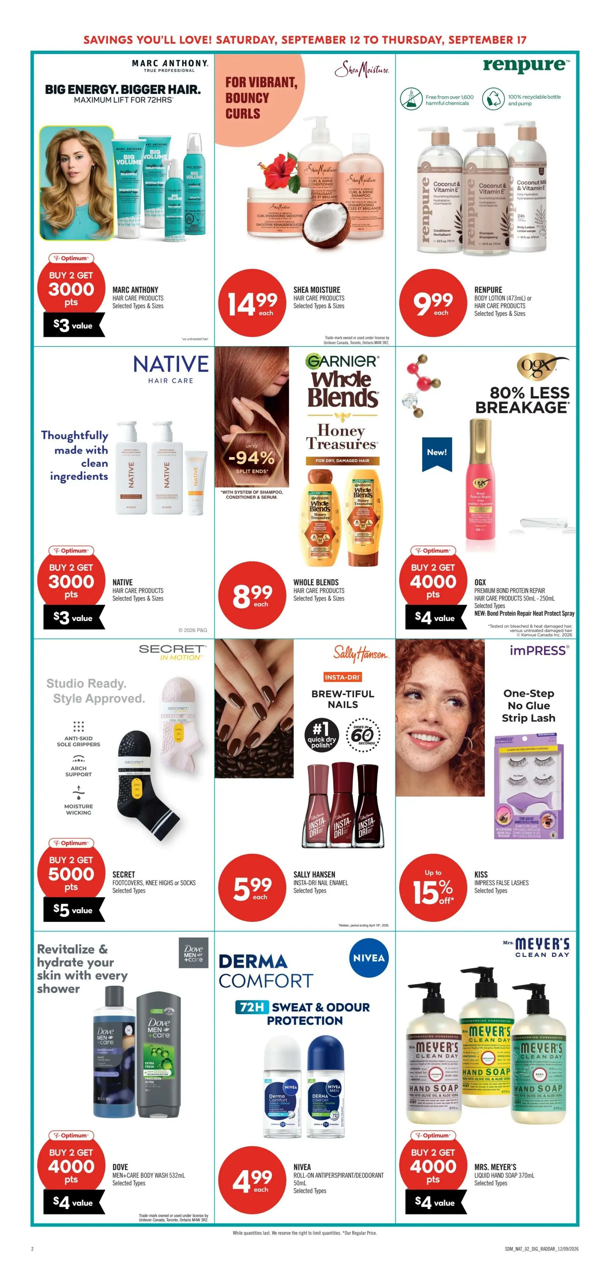Shoppers Drug Mart (ON) Flyer September 12 to 17