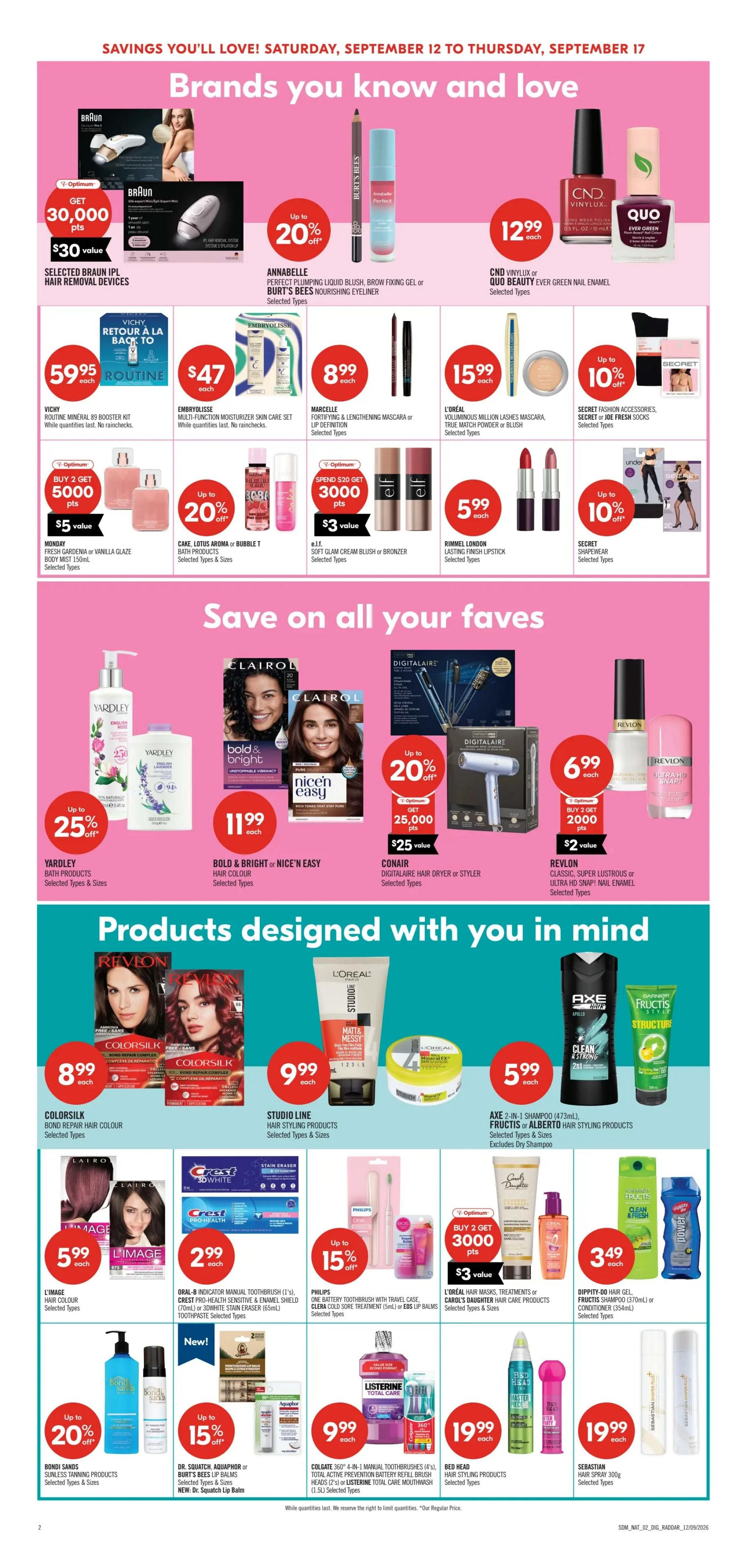 Shoppers Drug Mart (ON) Flyer September 12 to 17