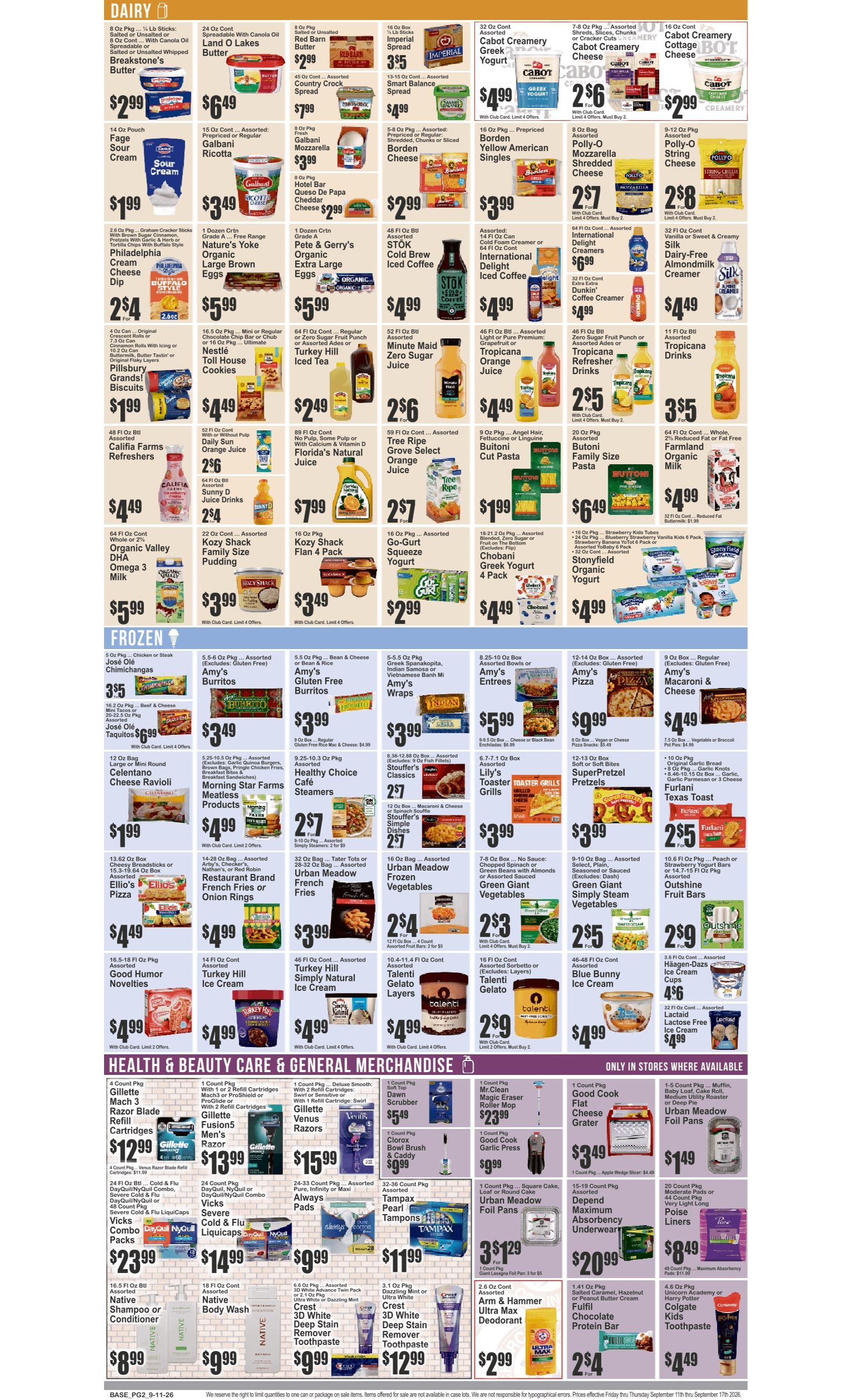 SuperFresh Supermarkets (Newark, NJ) SuperFresh 09/11 - 09/17 Preview Weekly Ad September 11 - 17, 2026