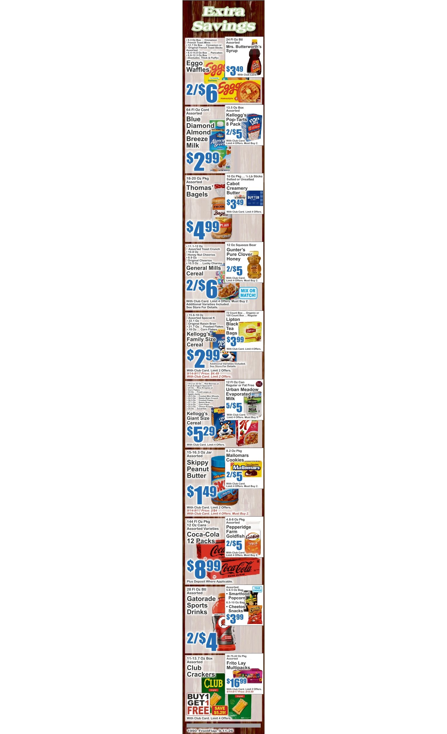 SuperFresh Supermarkets SuperFresh 09/11 - 09/17 Preview Weekly Ad September 11 - 17, 2026