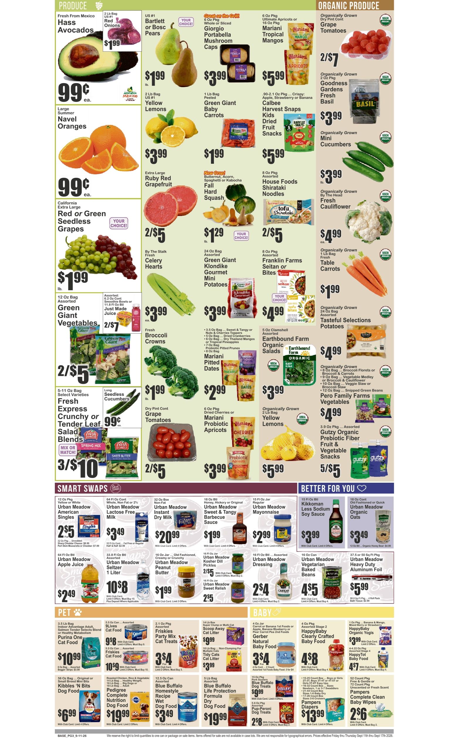SuperFresh Supermarkets (Irvington, NJ) SuperFresh 09/11 - 09/17 Preview Weekly Ad September 11 - 17, 2026