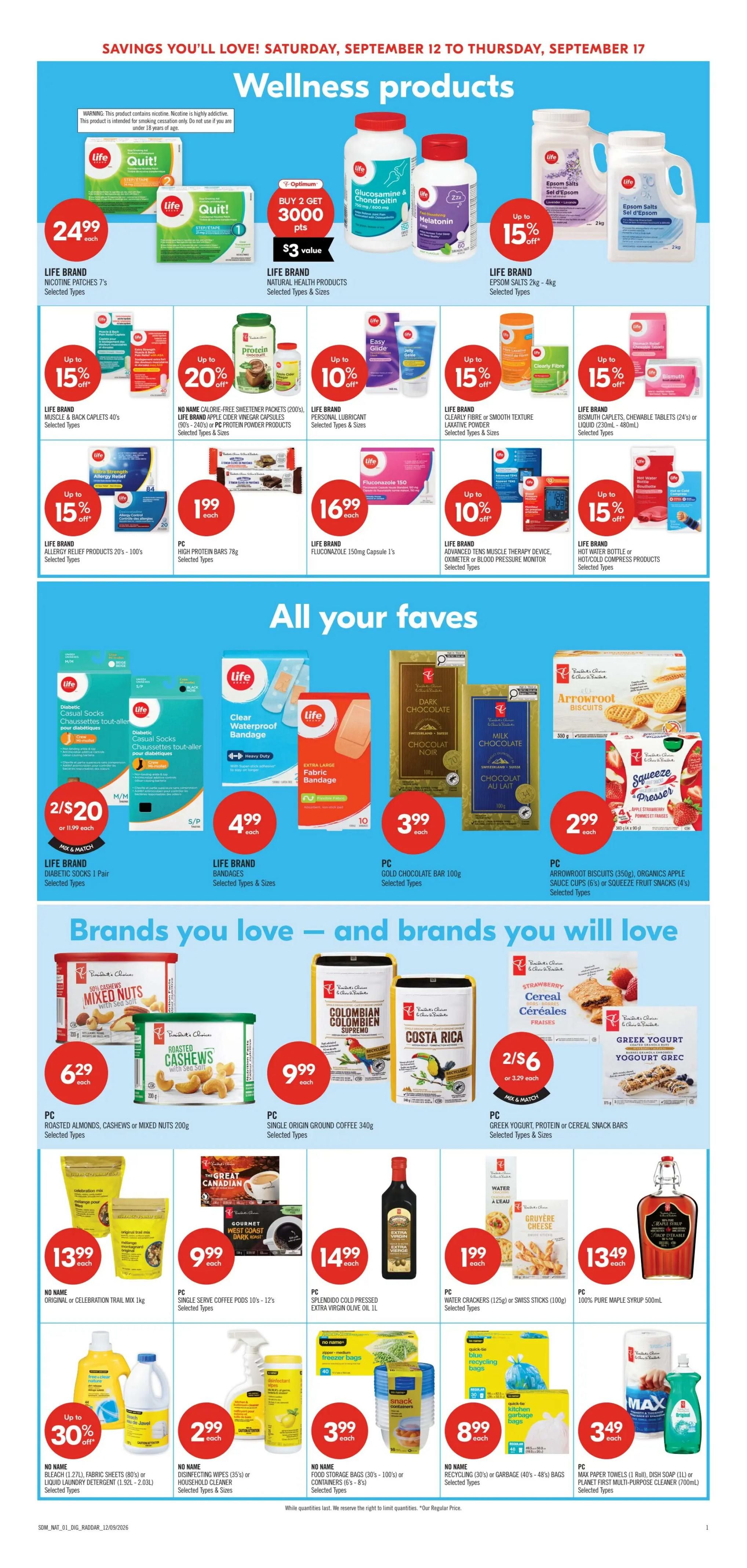 Shoppers Drug Mart (Atlantic) Flyer September 12 to 17