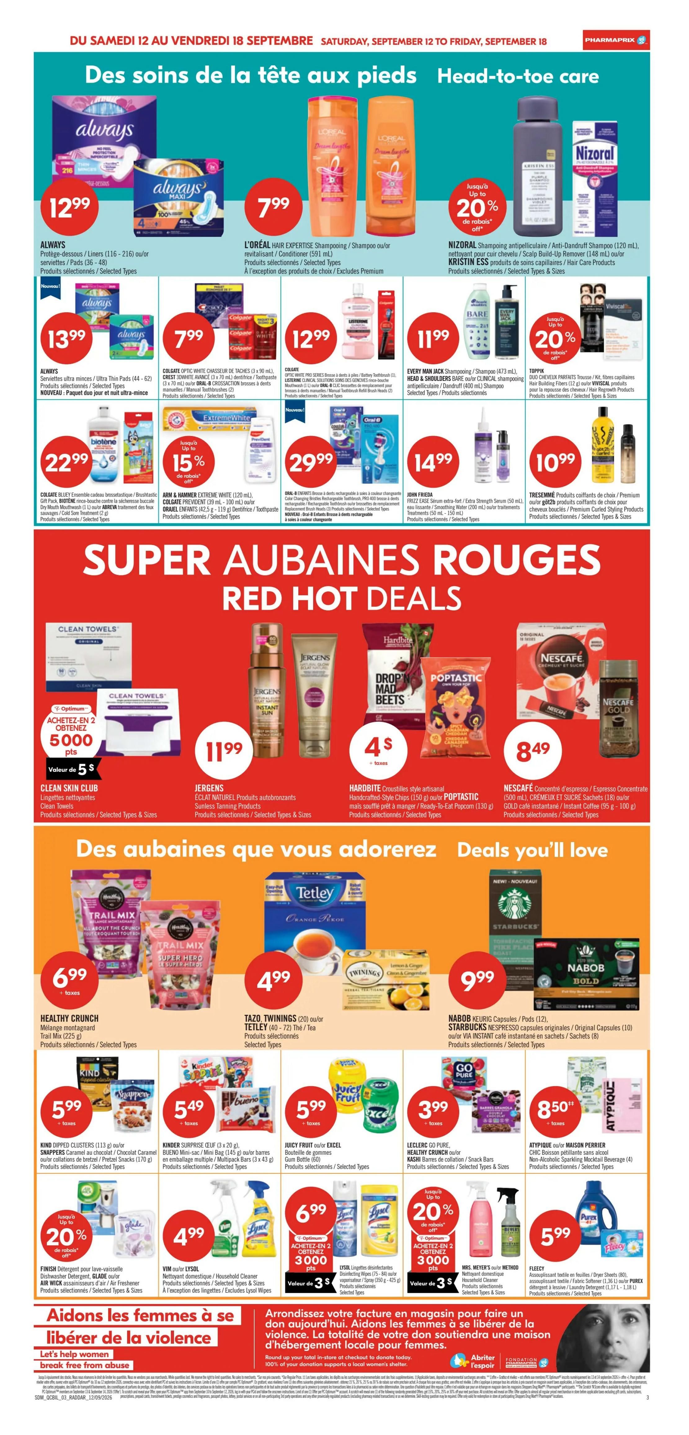 Pharmaprix Flyer September 12 to 17