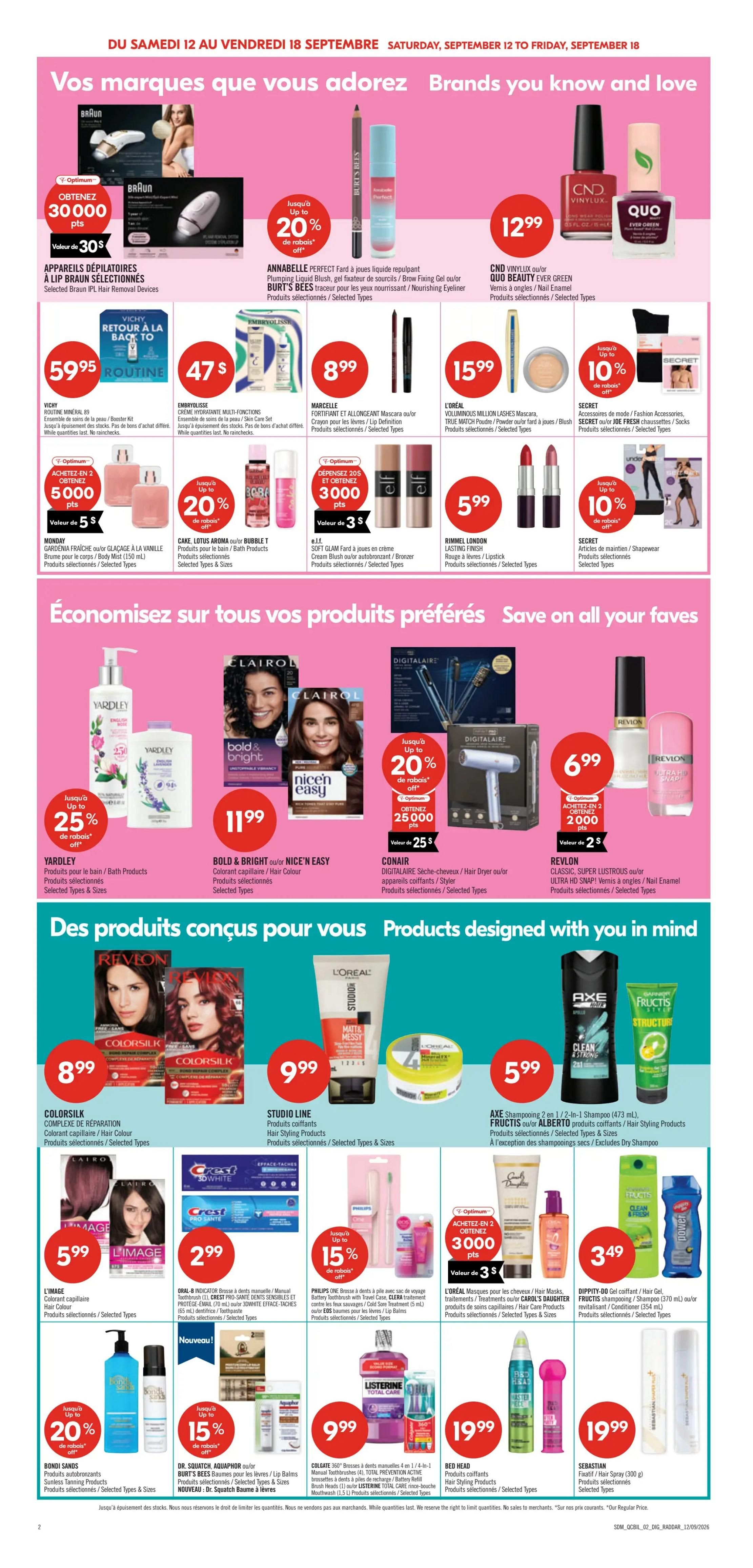 Pharmaprix Flyer September 12 to 17