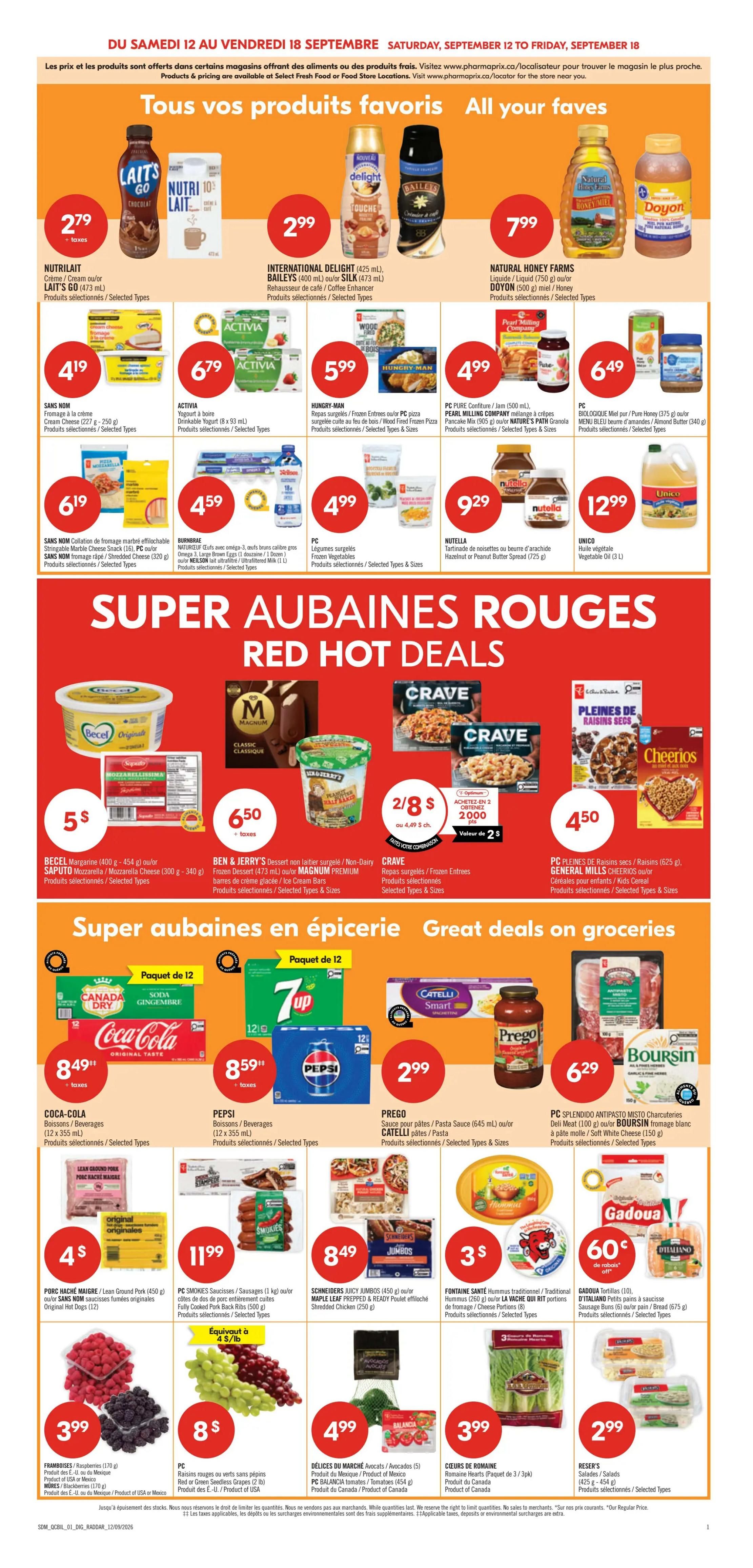 Pharmaprix Flyer September 12 to 17