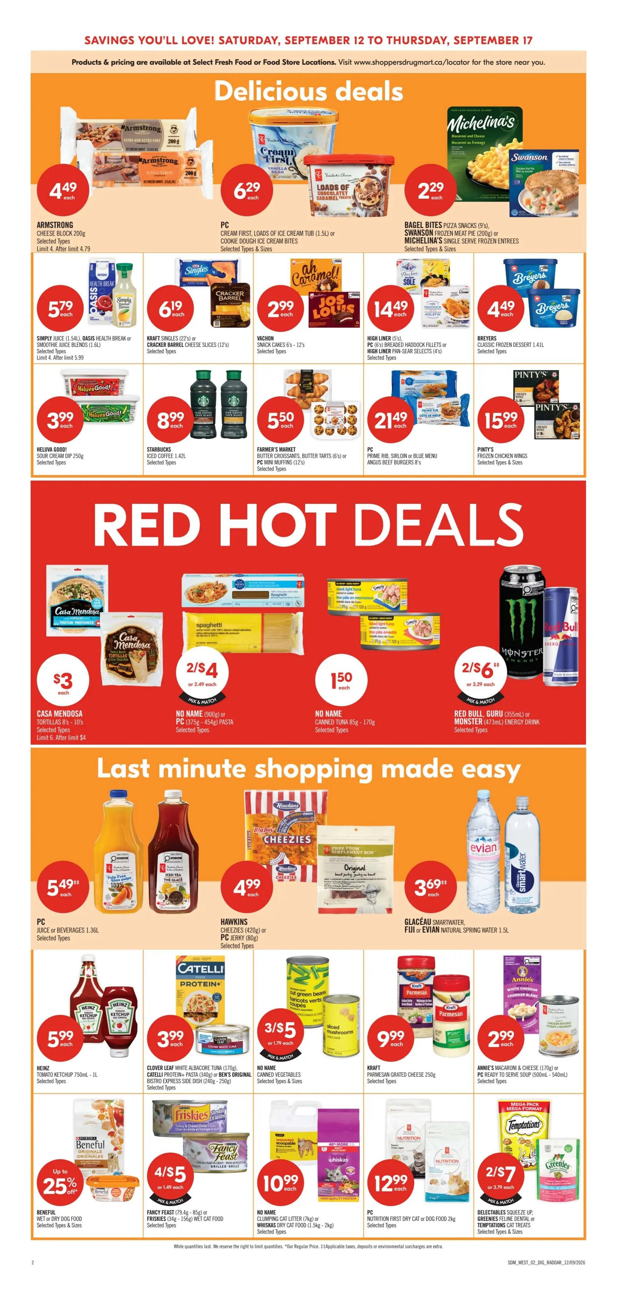 Shoppers Drug Mart (West) Flyer September 12 to 17