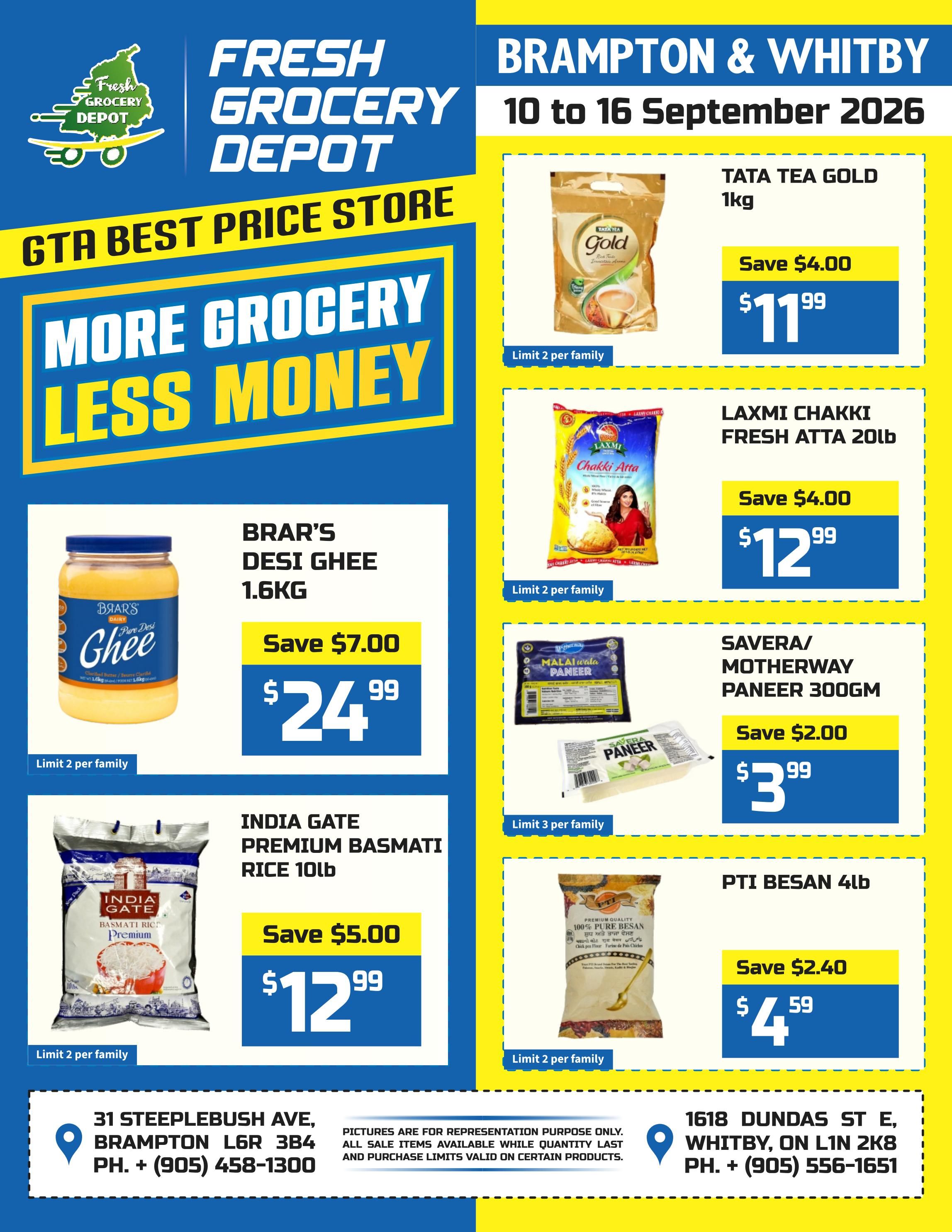 Fresh Grocery Depot Flyer September 10 to 16