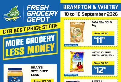 Fresh Grocery Depot Flyer September 10 to 16