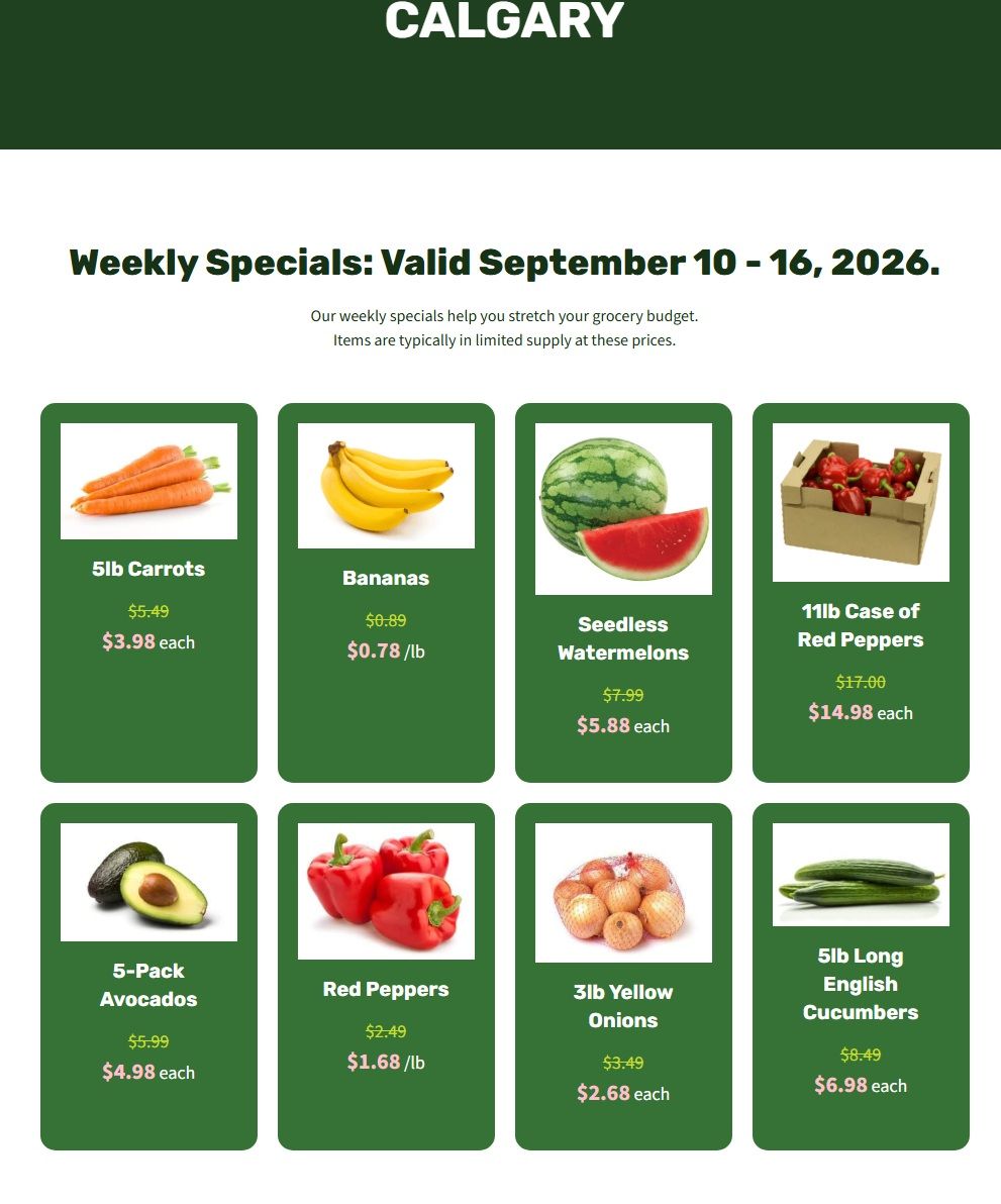 H&W Produce Flyer September 10 to 16