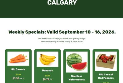 H&W Produce Flyer September 10 to 16