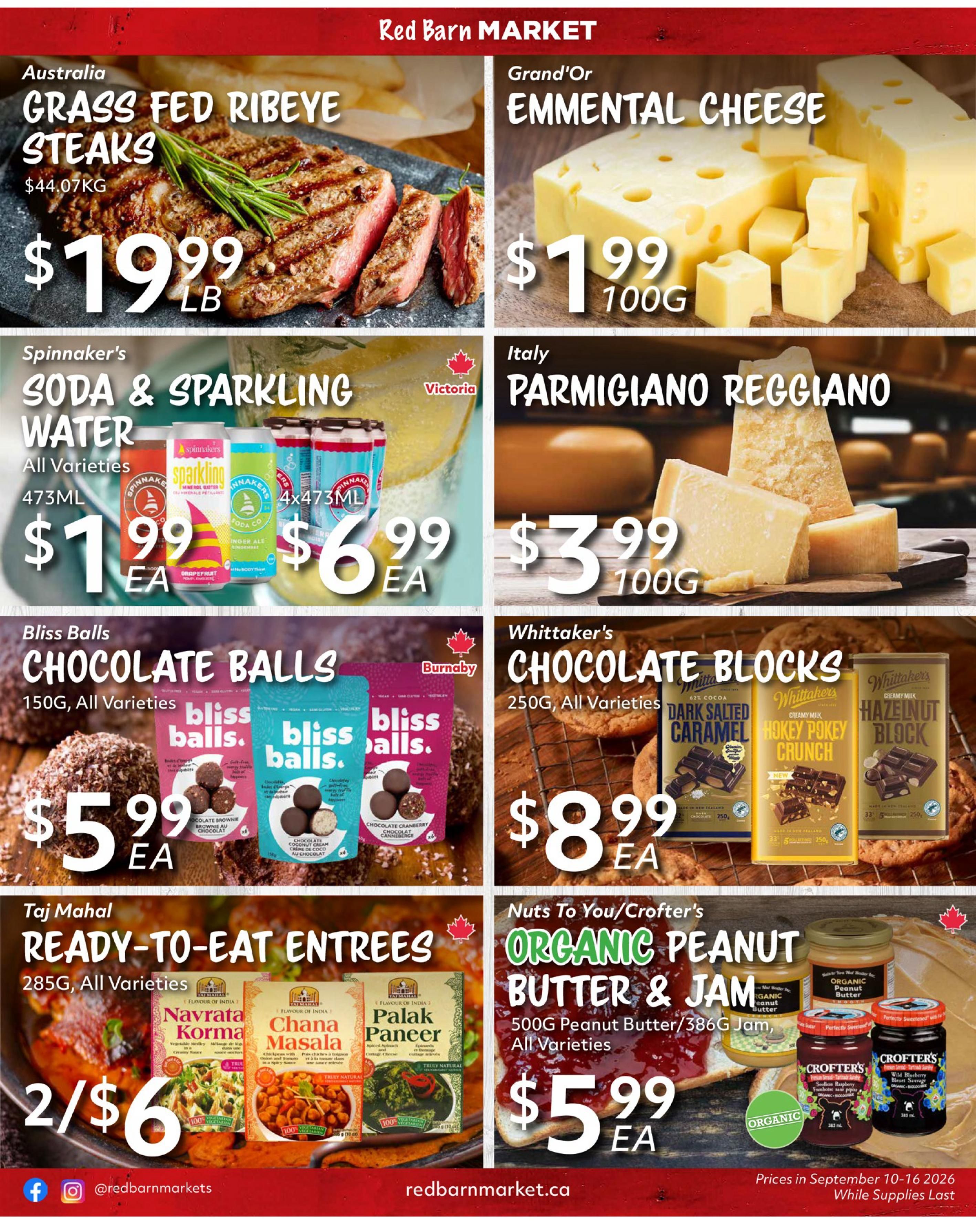 Red Barn Market Flyer September 10 to 16