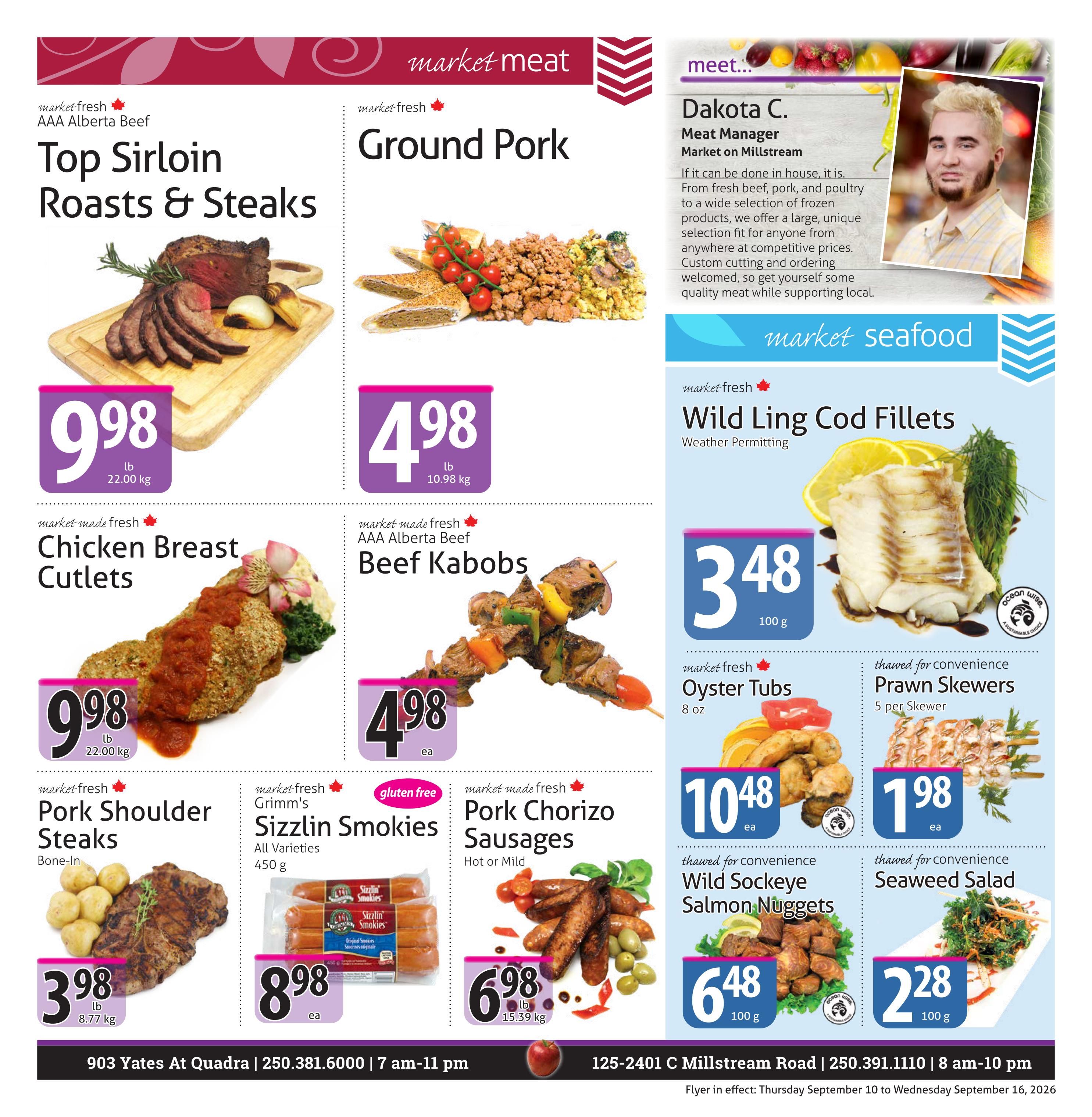 The Market Stores Flyer September 10 to 16