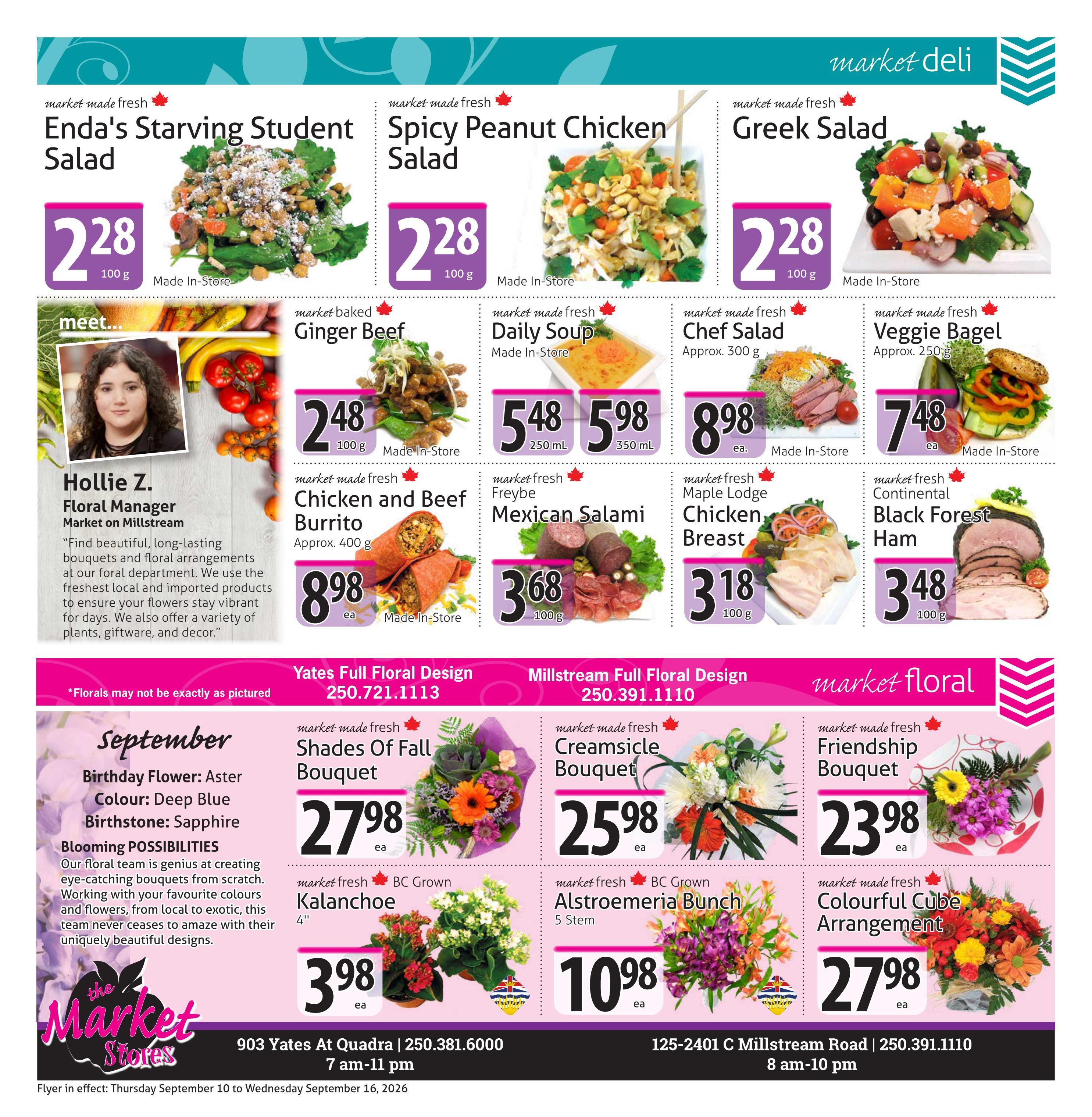 The Market Stores Flyer September 10 to 16