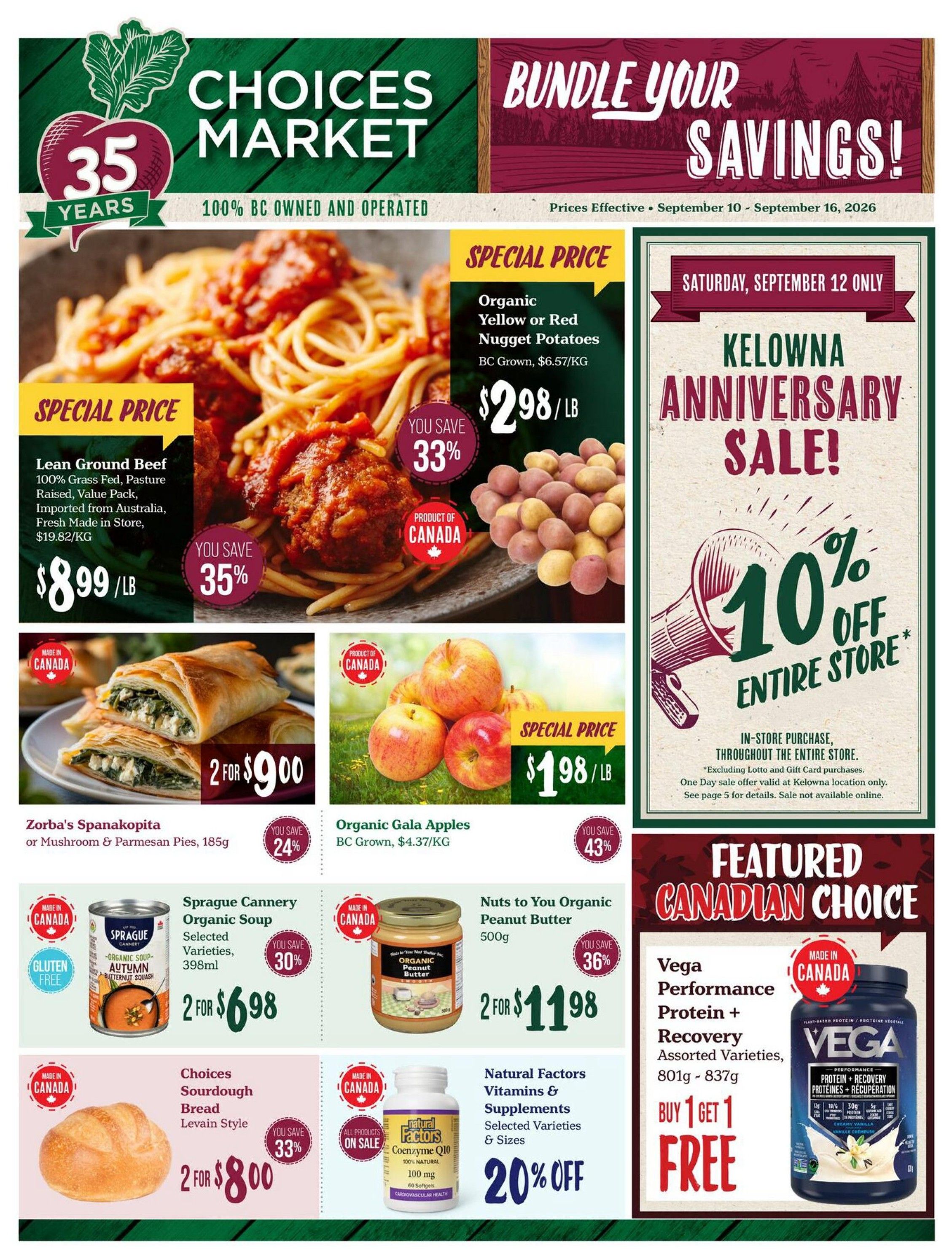 Choices Market Flyer September 10 to 16