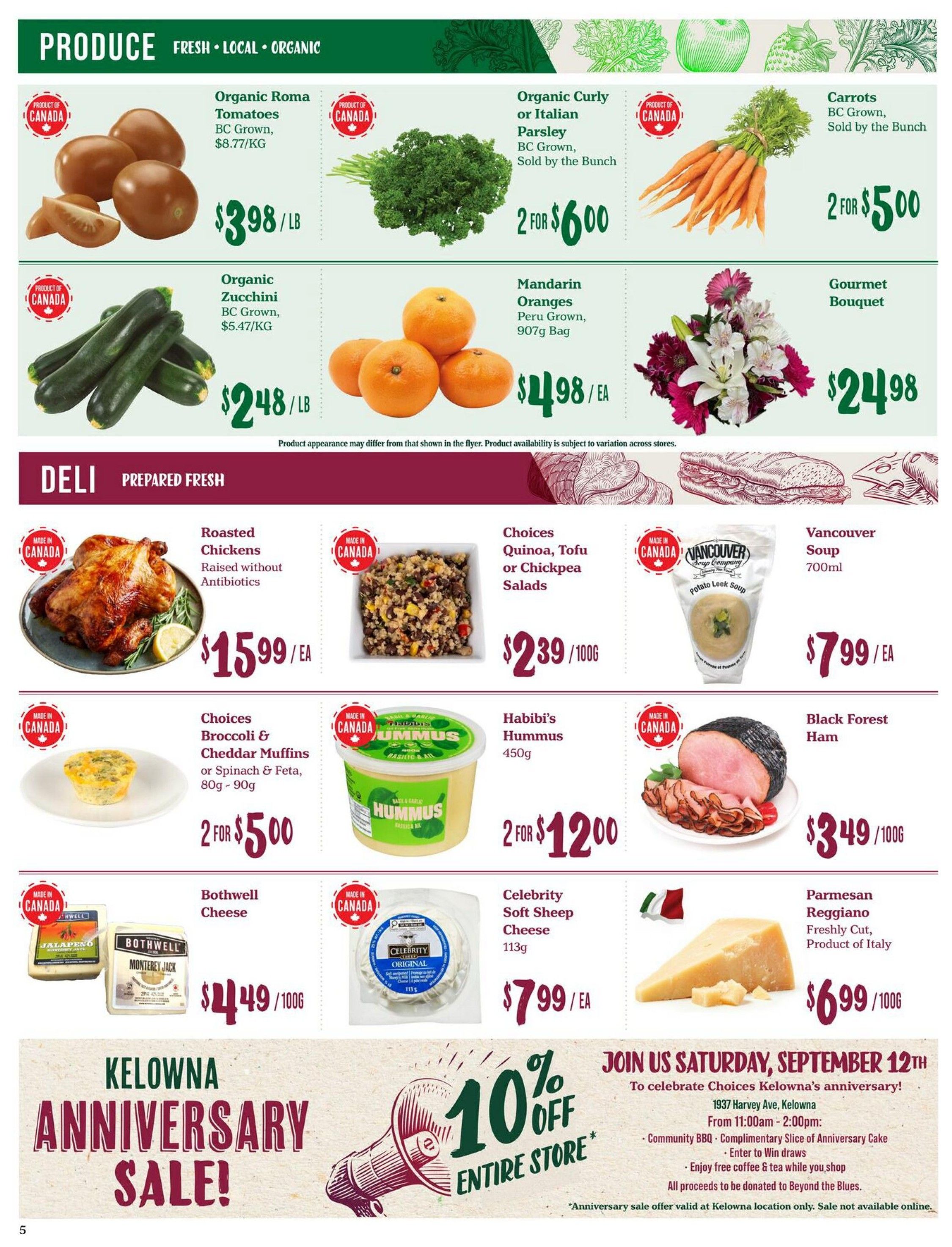 Choices Market Flyer September 10 to 16