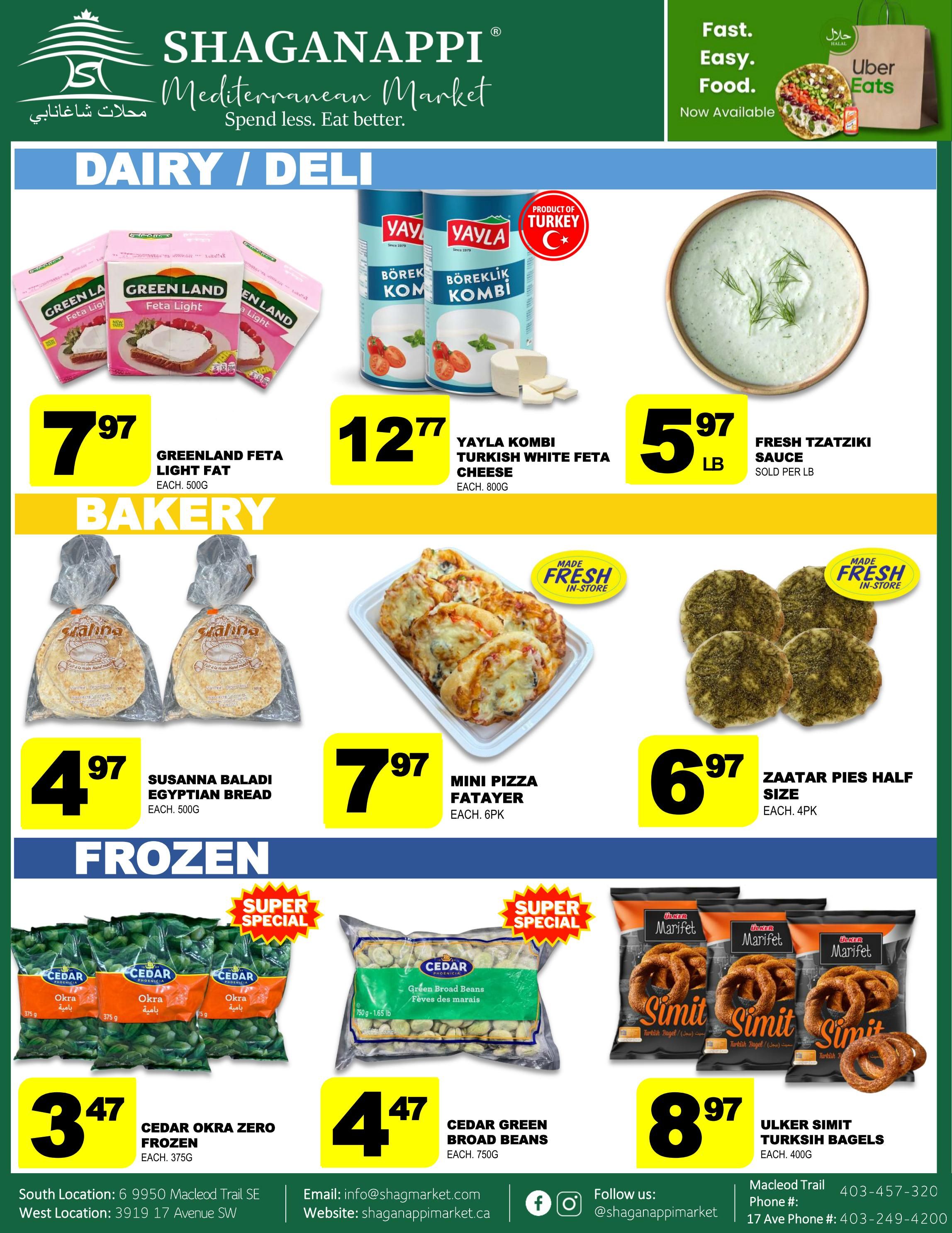 Shaganappi Mediterranean Market Flyer September 10 to 16