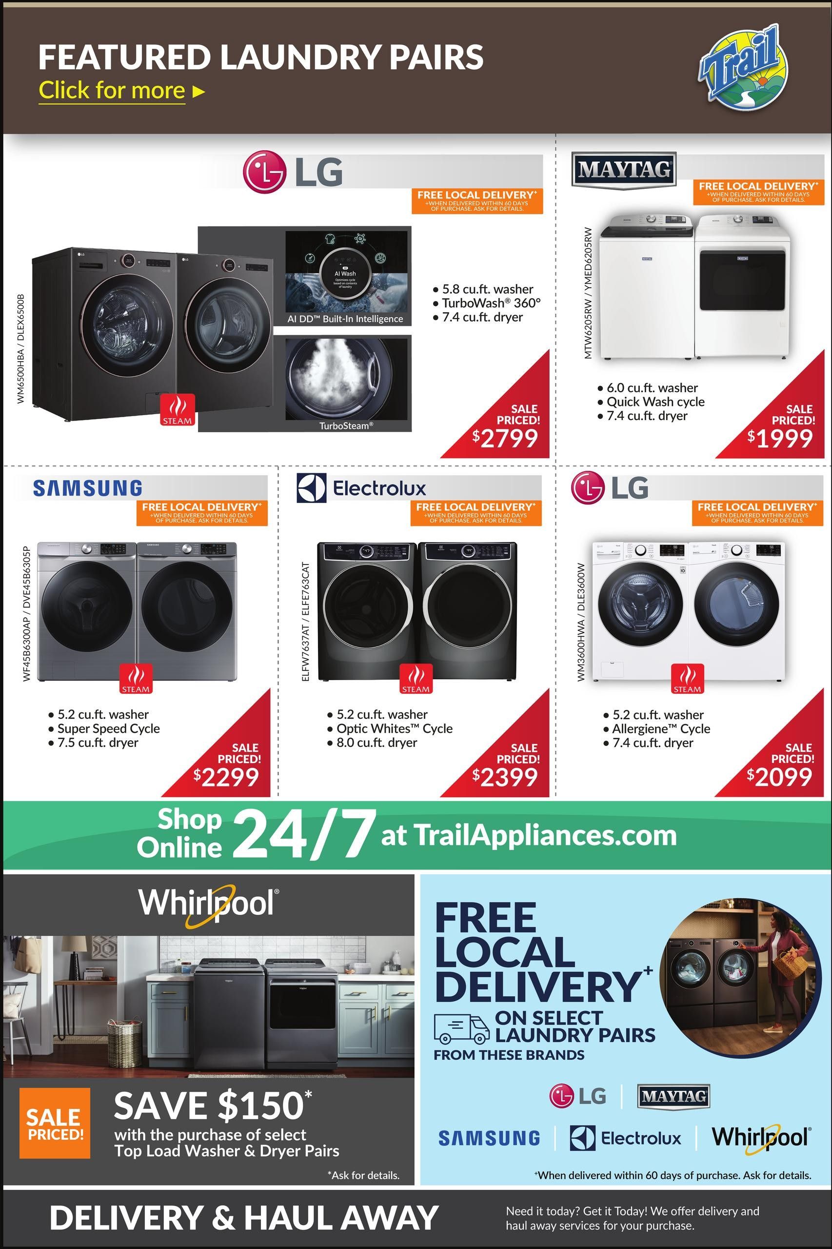 Trail Appliances (AB & SK) Flyer September 10 to 16