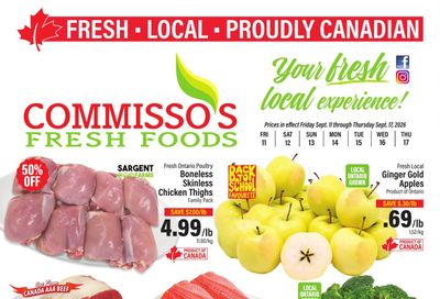 Commisso's Fresh Foods Flyer September 11 to 17