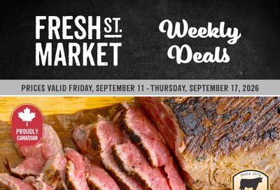 Fresh St. Market Flyer September 11 to 17