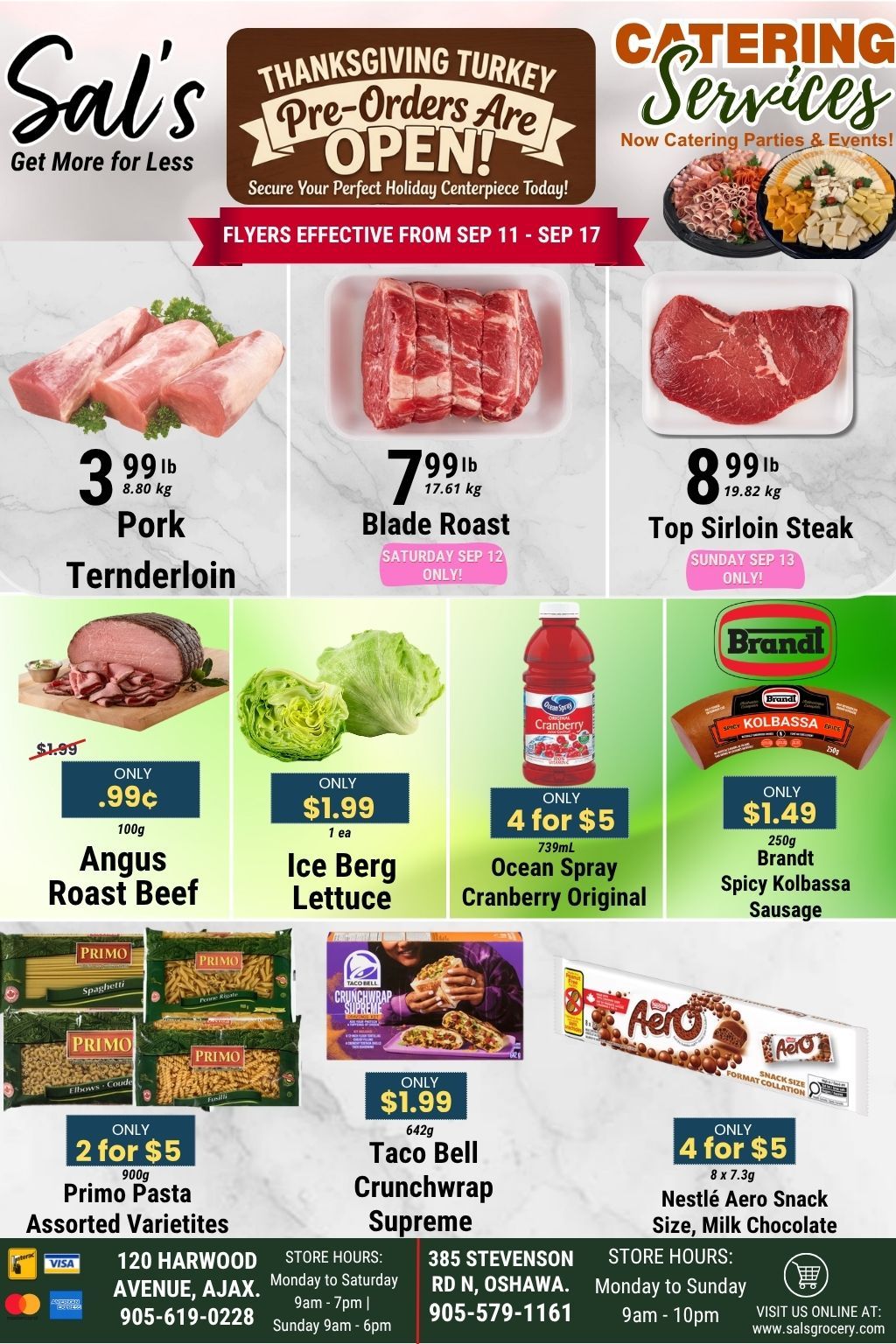 Sal's Grocery Flyer September 11 to 17