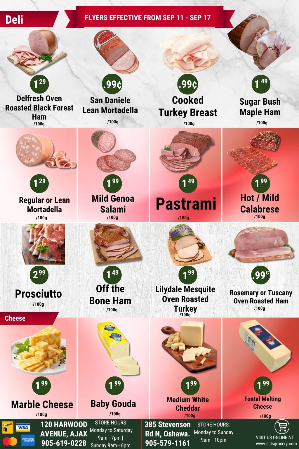 Sal's Grocery Flyer September 11 to 17