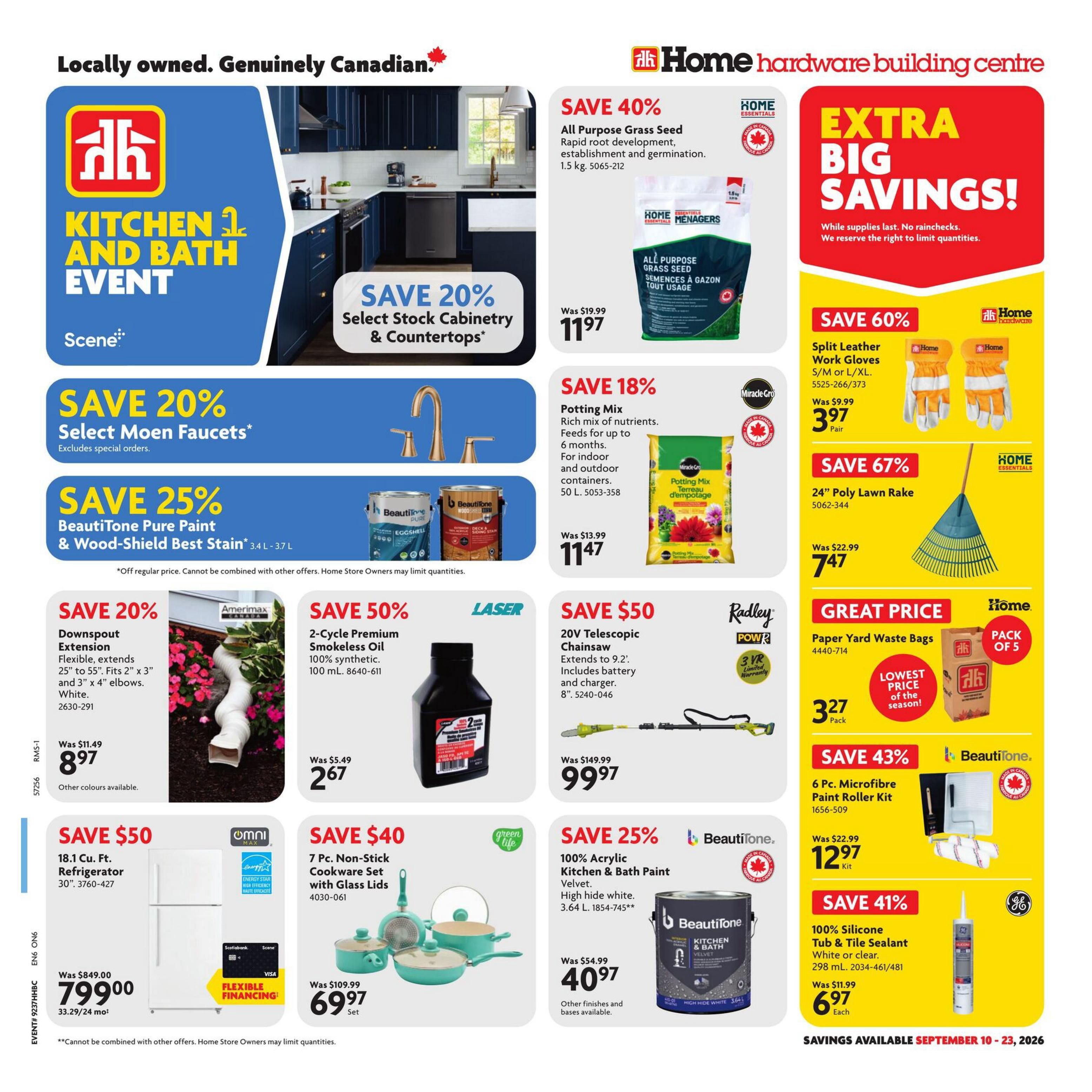 Home Hardware Building Centre (ON) Flyer September 10 to 23