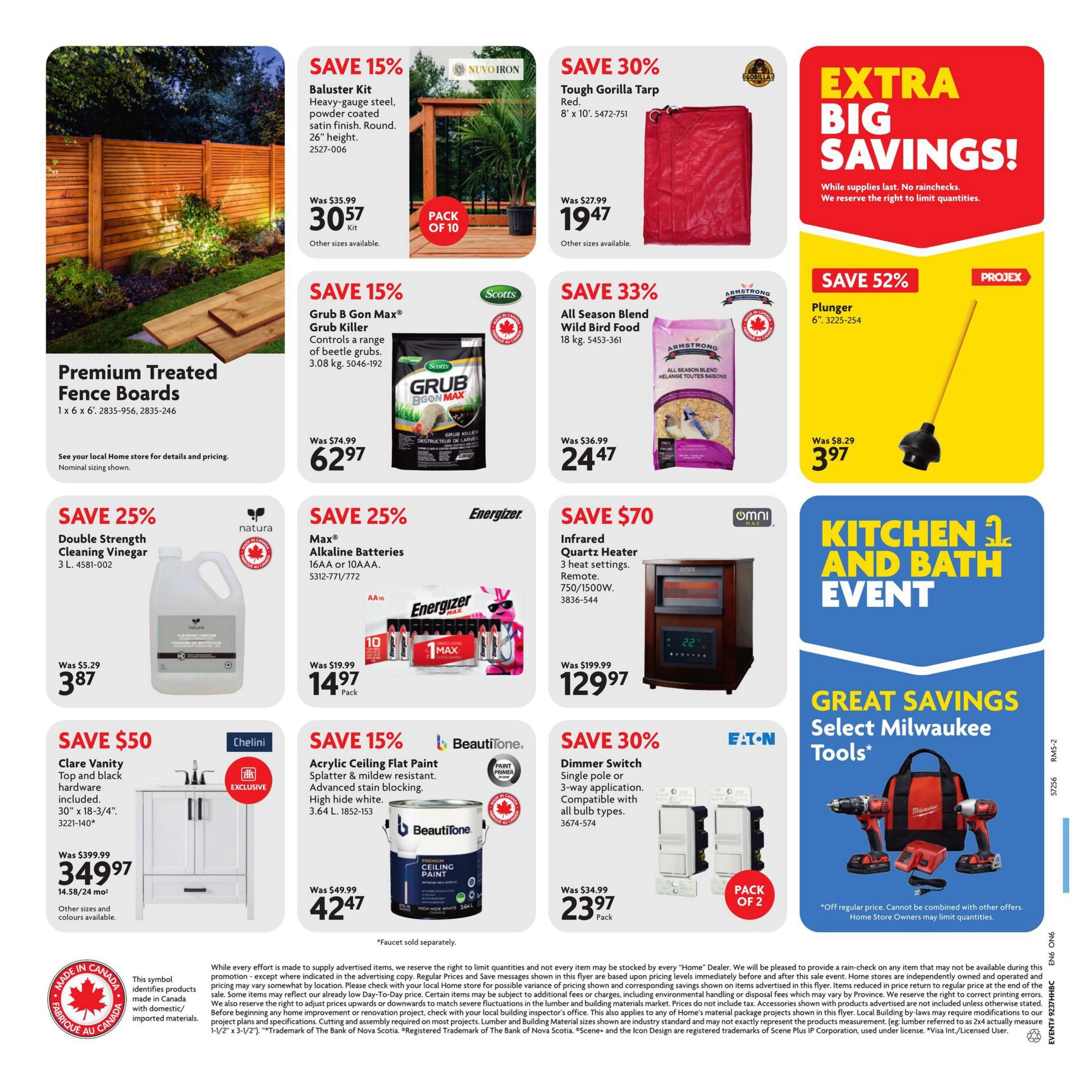 Home Hardware Building Centre (ON) Flyer September 10 to 23
