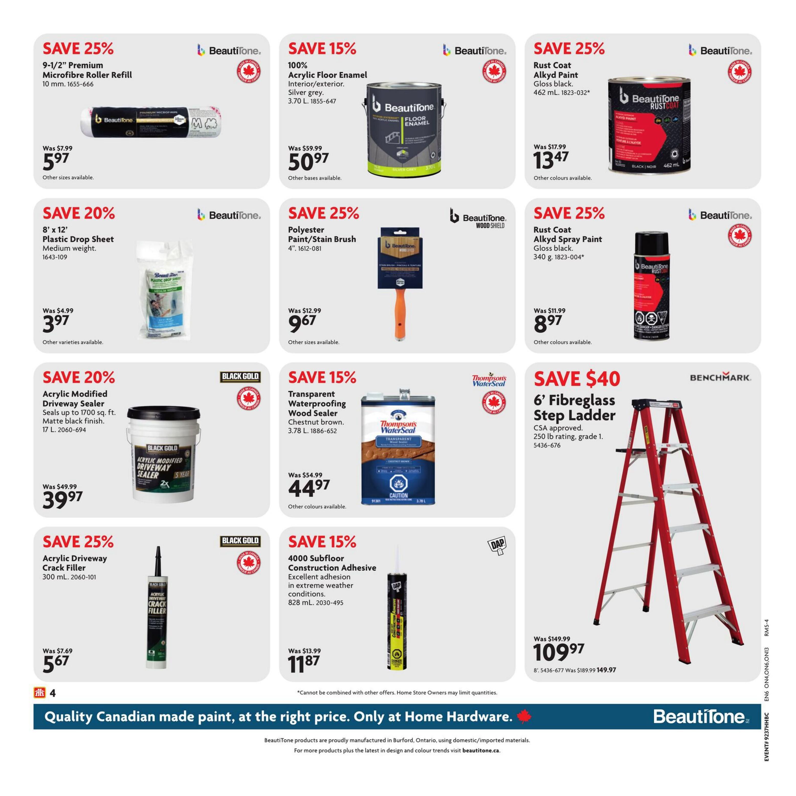 Home Hardware Building Centre (ON) Flyer September 10 to 23
