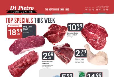 Di Pietro Food Centre Flyer September 10 to 16
