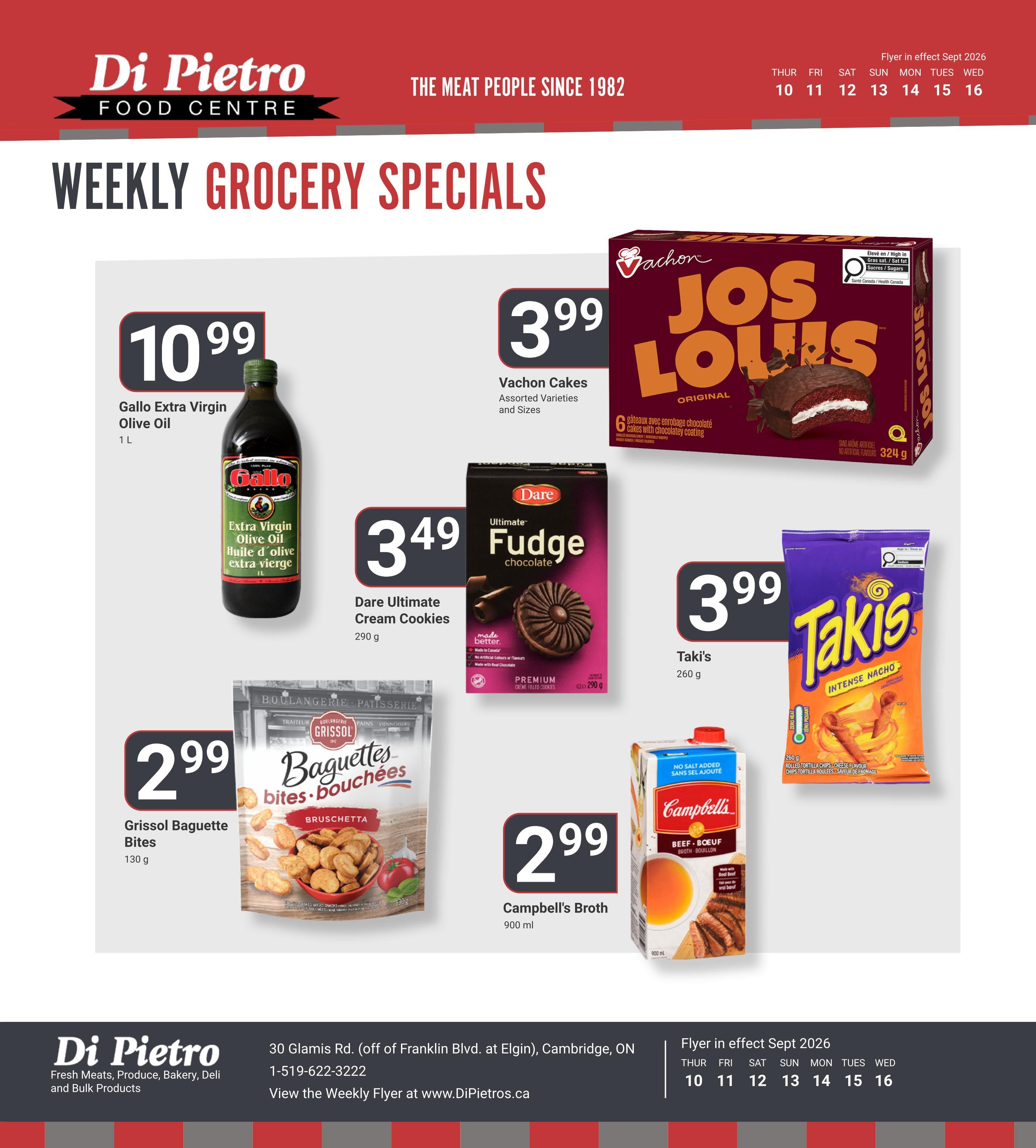 Di Pietro Food Centre Flyer September 10 to 16