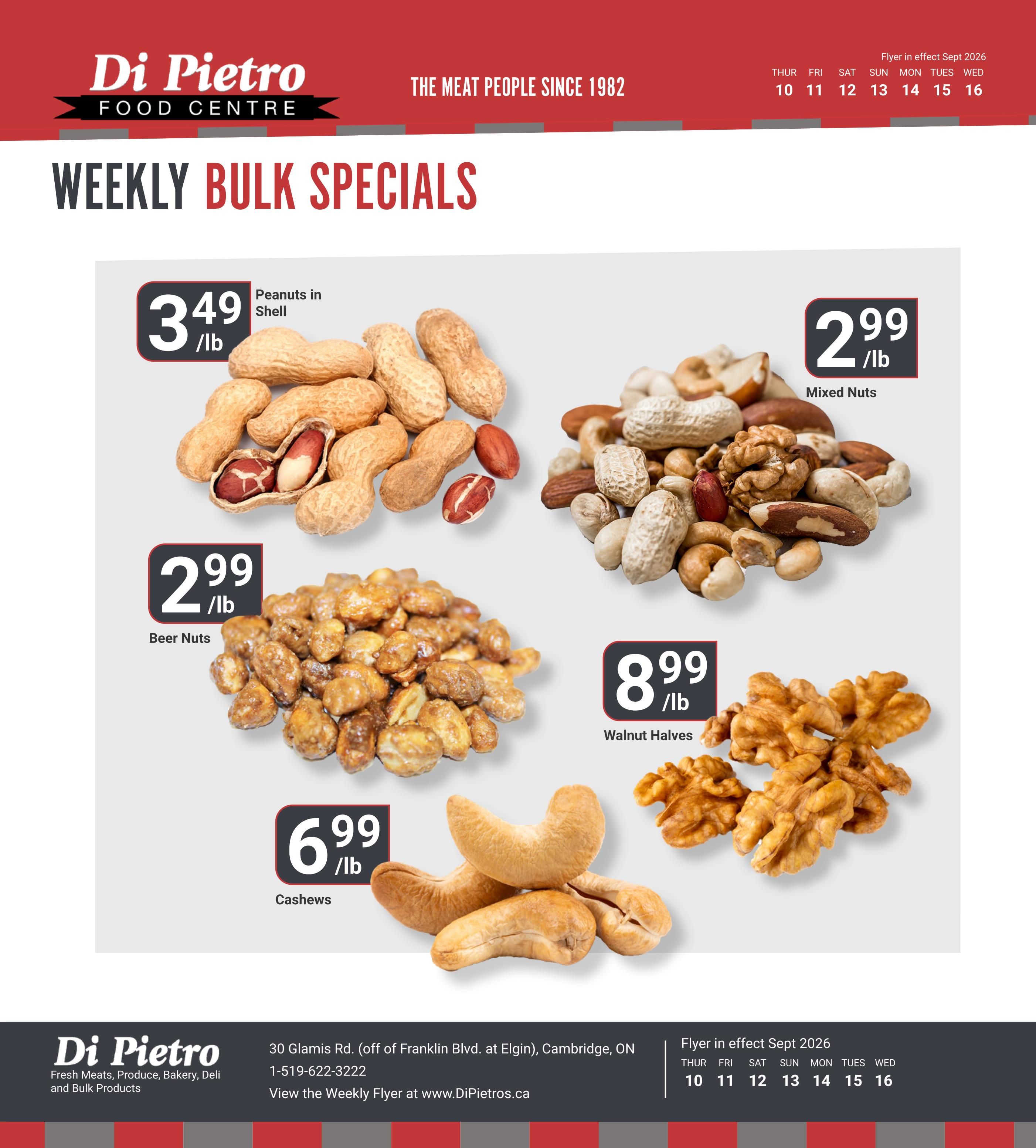 Di Pietro Food Centre Flyer September 10 to 16