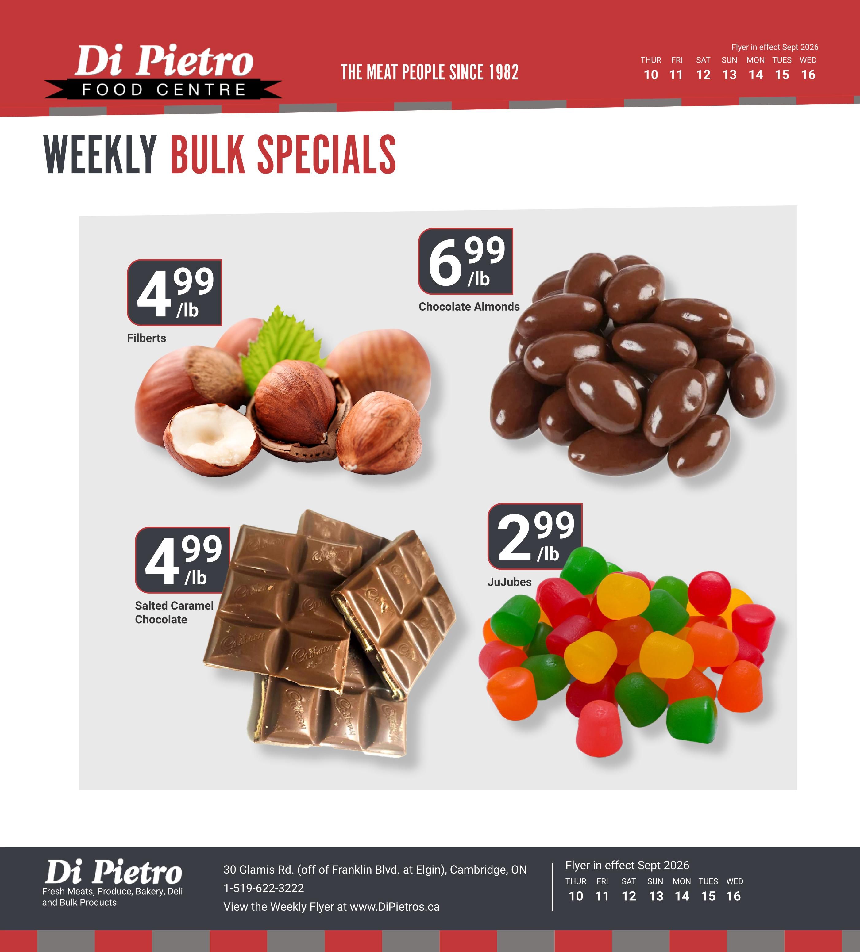 Di Pietro Food Centre Flyer September 10 to 16