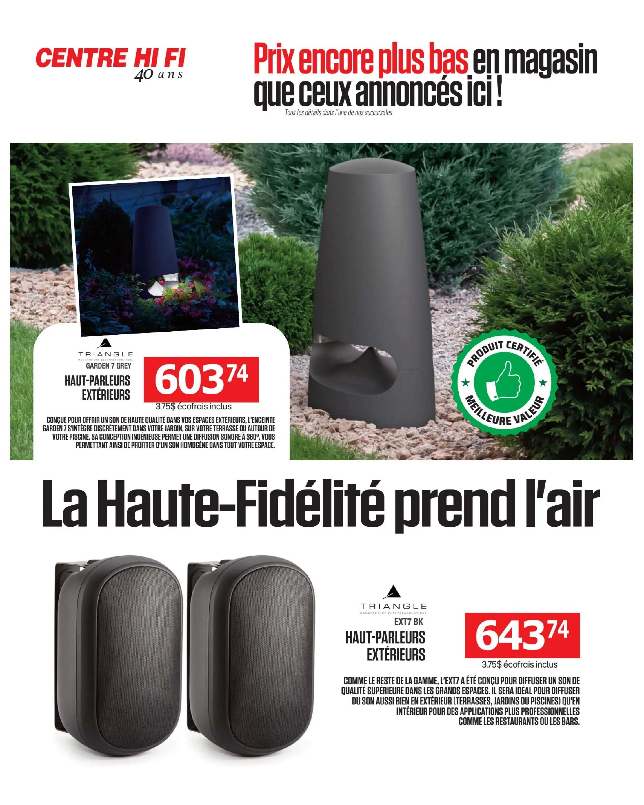 Centre Hi-Fi Flyer September 11 to 17