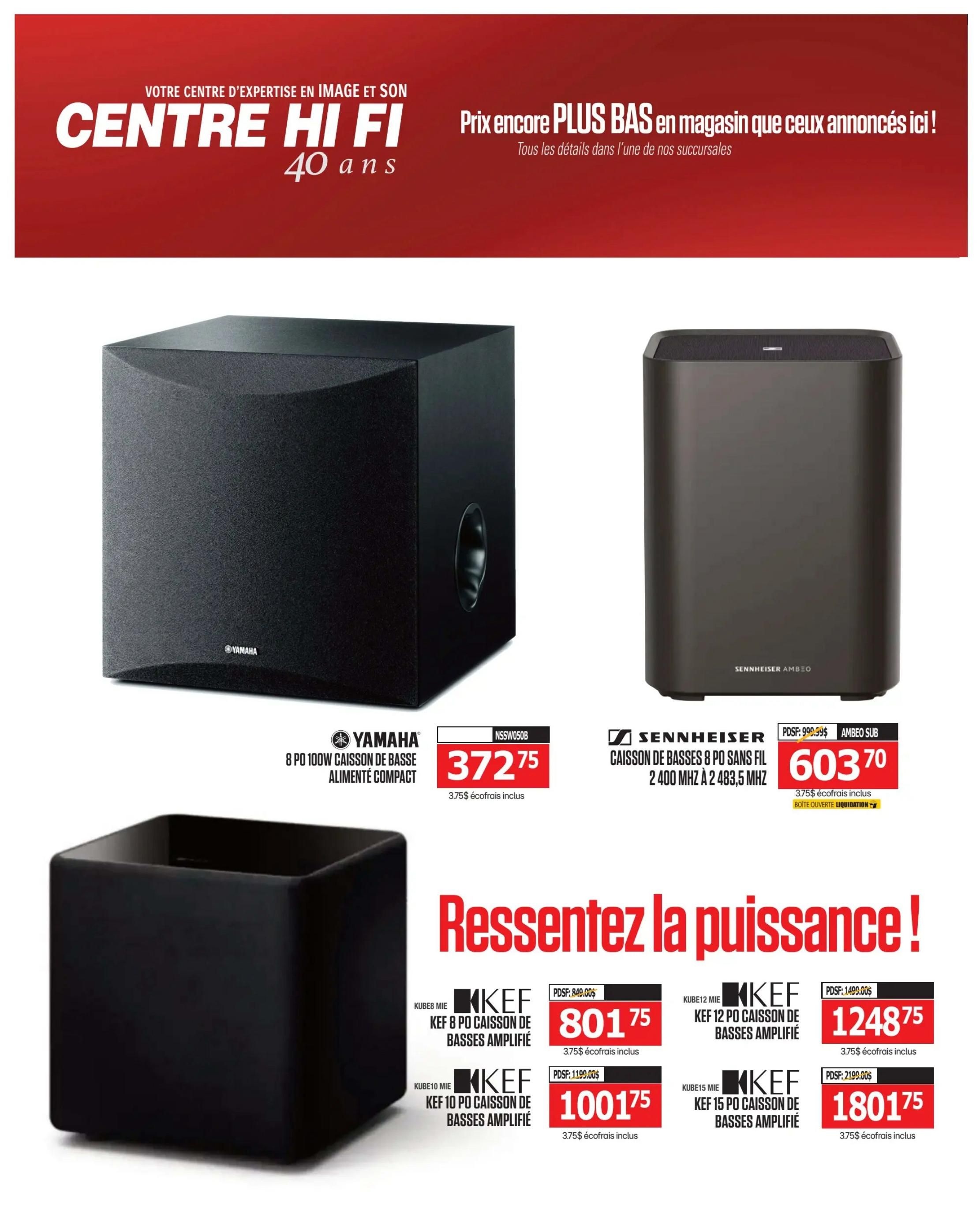 Centre Hi-Fi Flyer September 11 to 17