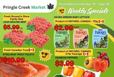 Pringle Creek Market Flyer September 10 to 16