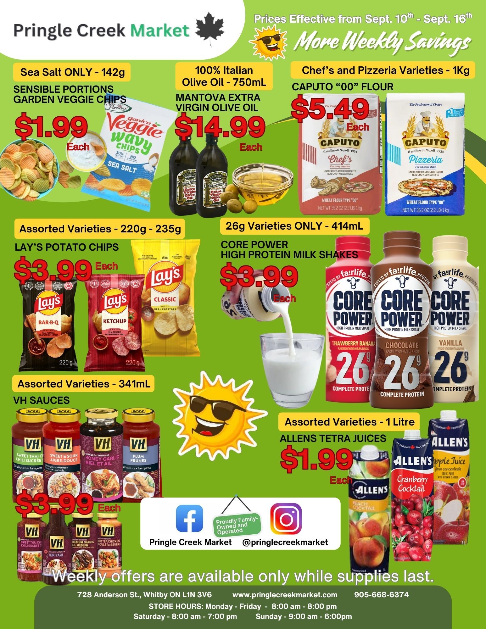 Pringle Creek Market Flyer September 10 to 16