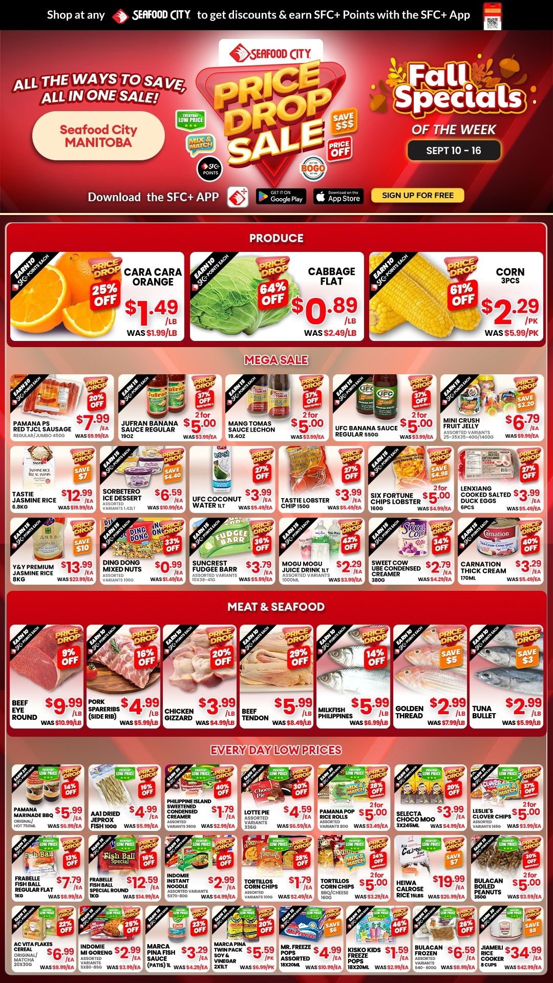 Seafood City Supermarket (MB) Flyer September 10 to 16