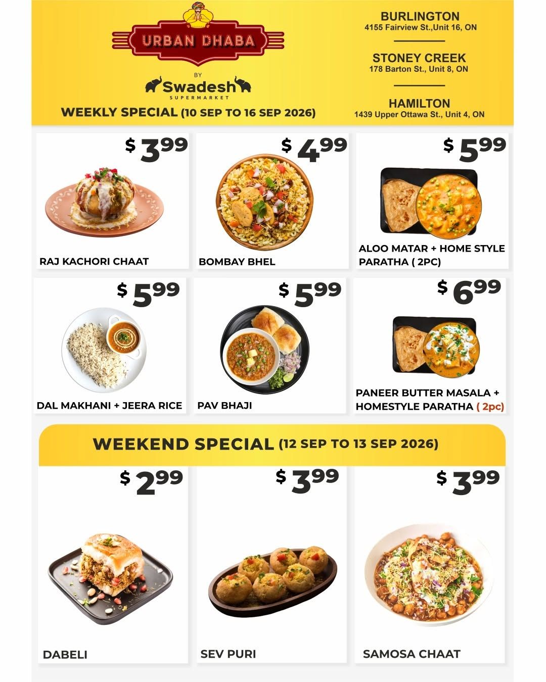 Swadesh Supermarket Flyer September 10 to 16