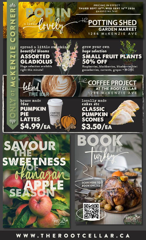The Root Cellar Flyer September 10 to 16
