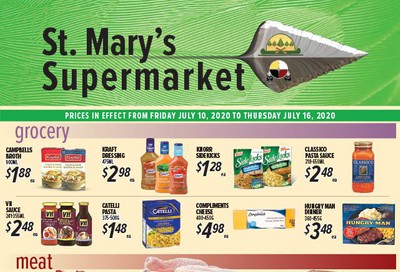 St. Mary's Supermarket Flyer July 10 to 16