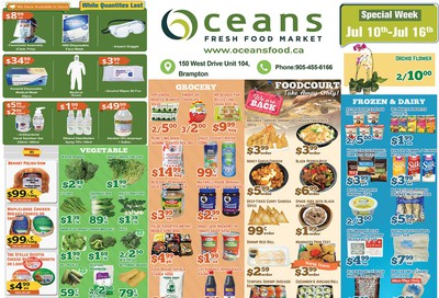 Oceans Fresh Food Market (Brampton) Flyer July 10 to 16