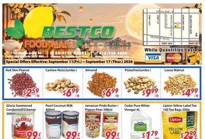 BestCo Food Mart (Etobicoke) Flyer September 11 to 17
