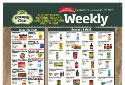 Gourmet Glatt (New Jersey) Weekly Ad September 14 - 20, 2026