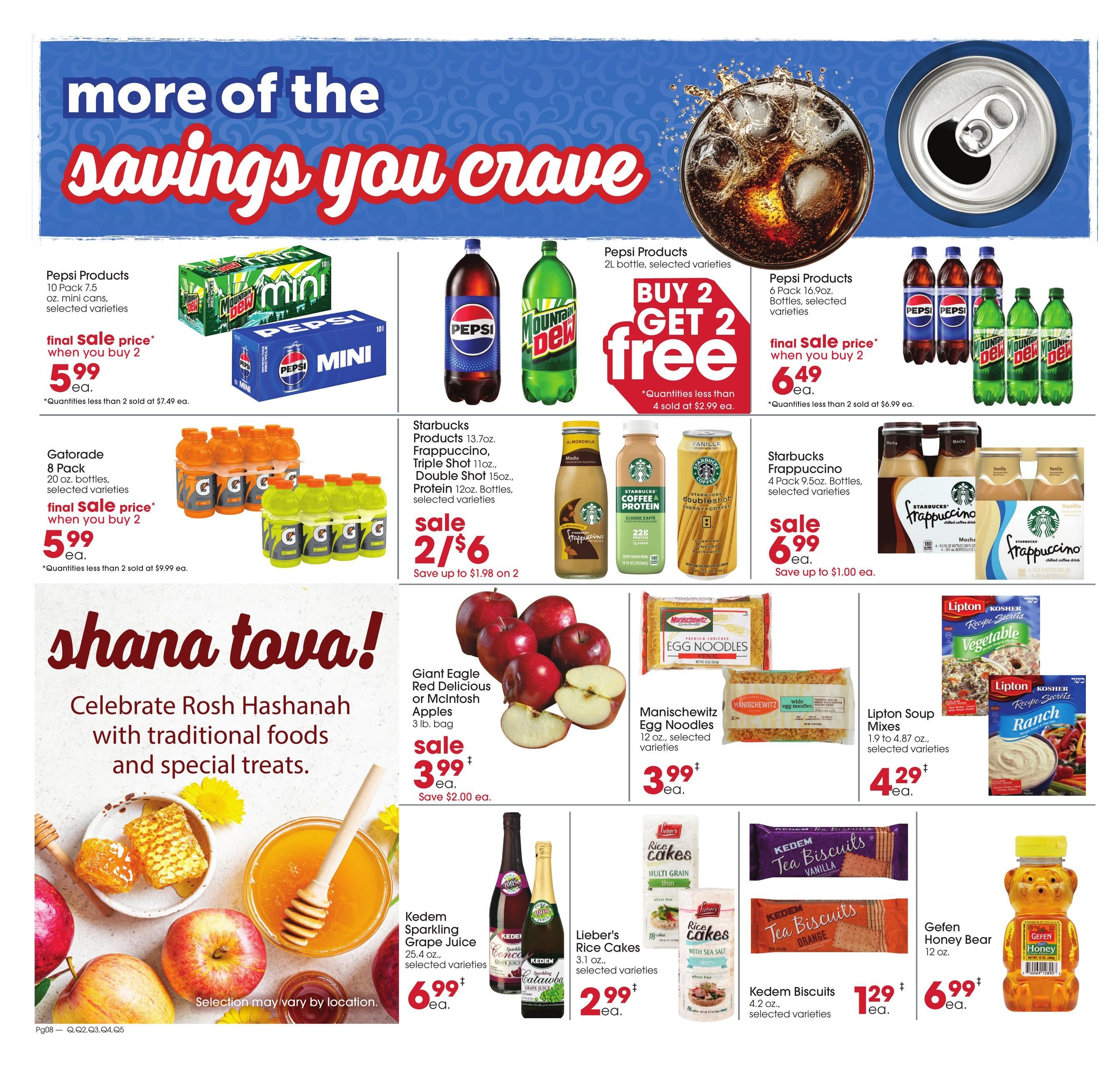 Giant Eagle (Groveport Area, OH) Weekly Ad September 10 - 16, 2026