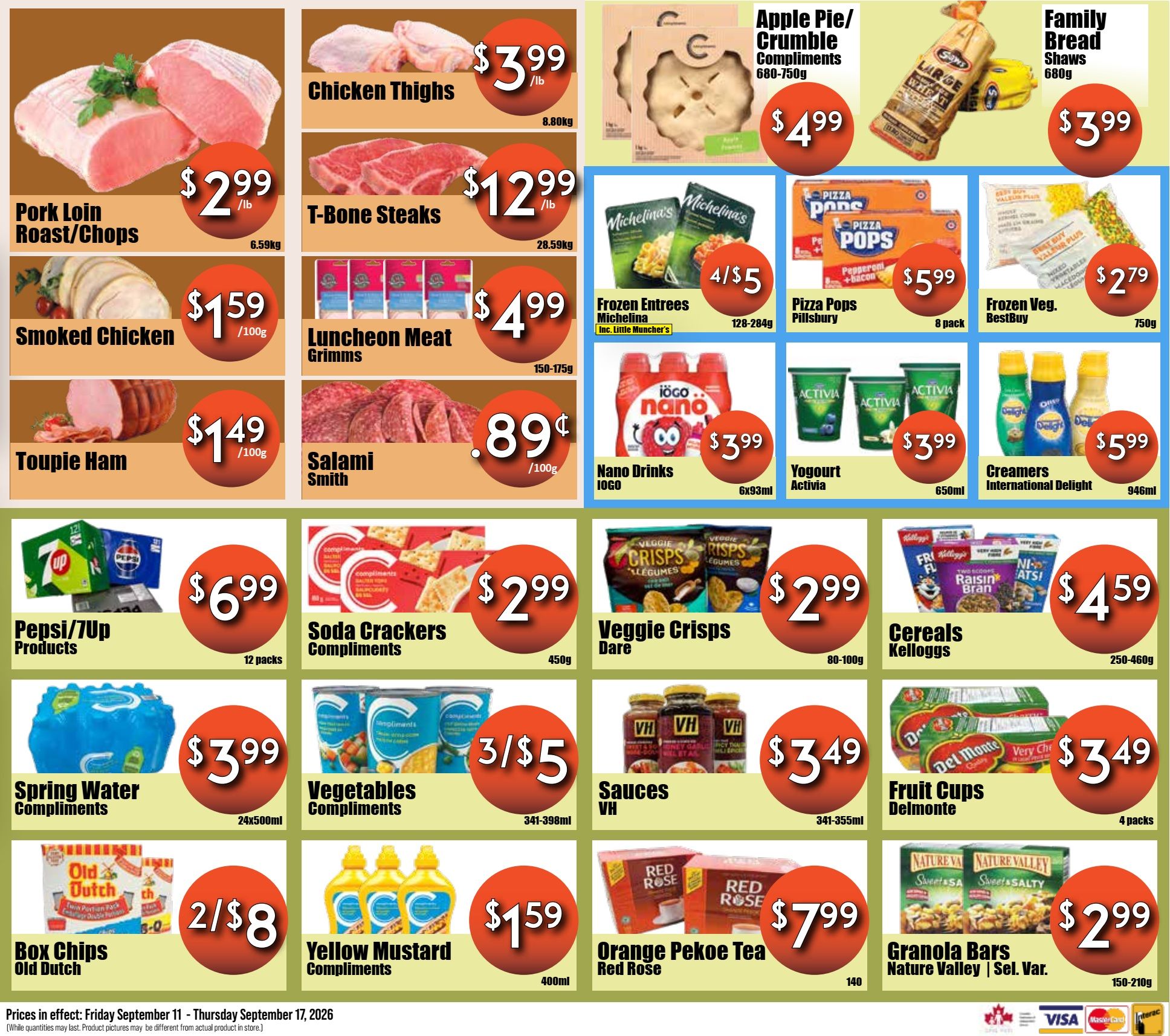 Westfort Foods Flyer September 11 to 17